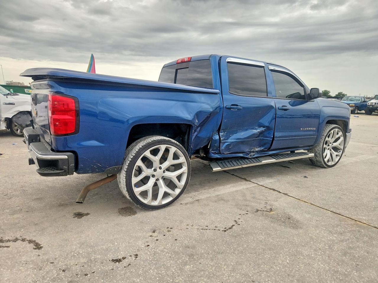 2015 Chevrolet Silverado C1500 Lt Blue vin: 3GCPCREC8FG429047