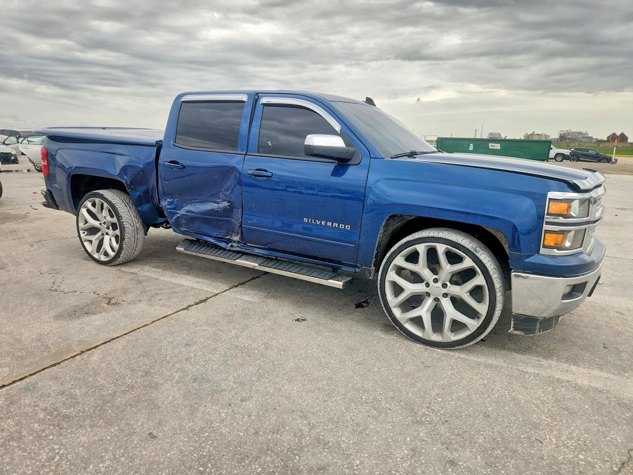 2015 Chevrolet Silverado C1500 Lt Blue vin: 3GCPCREC8FG429047