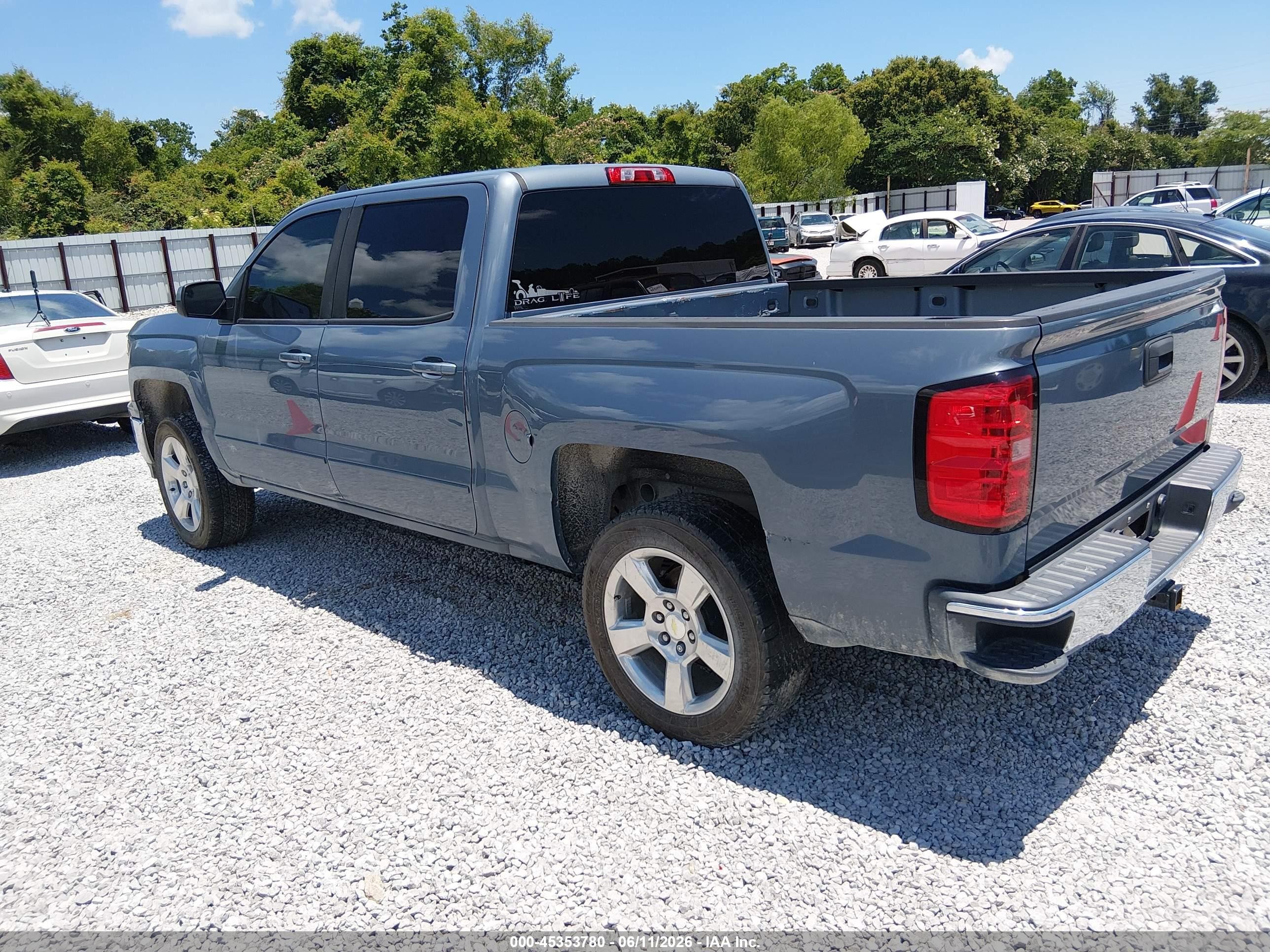 2015 Chevrolet Silverado 1500 1lt Синий vin: 3GCPCREC8FG532775