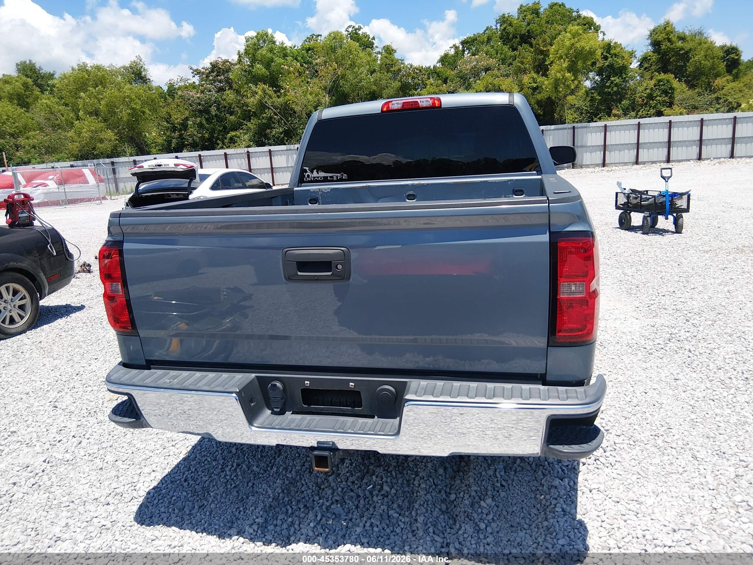 2015 Chevrolet Silverado 1500 1lt Синий vin: 3GCPCREC8FG532775