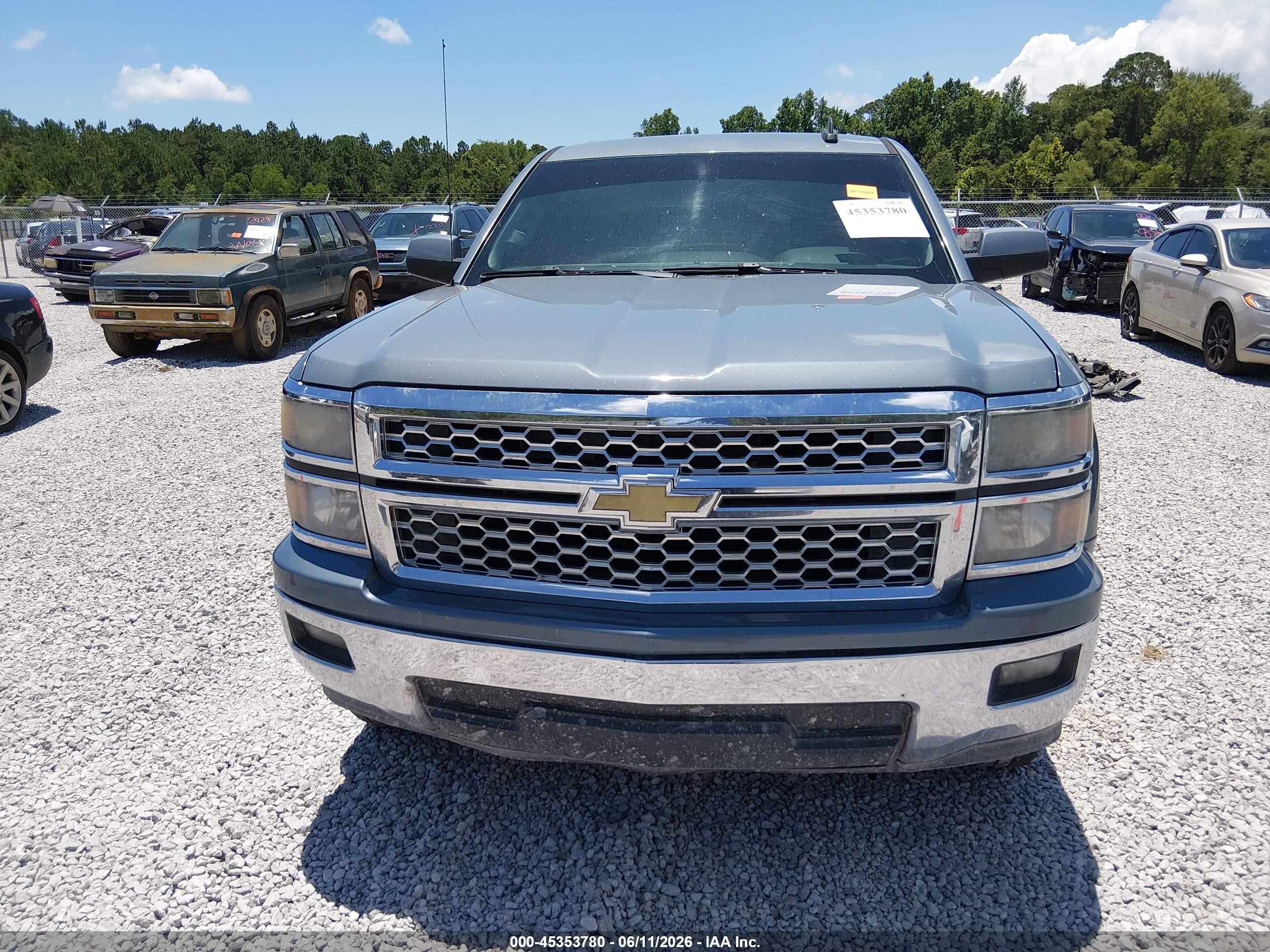 2015 Chevrolet Silverado 1500 1lt Синий vin: 3GCPCREC8FG532775