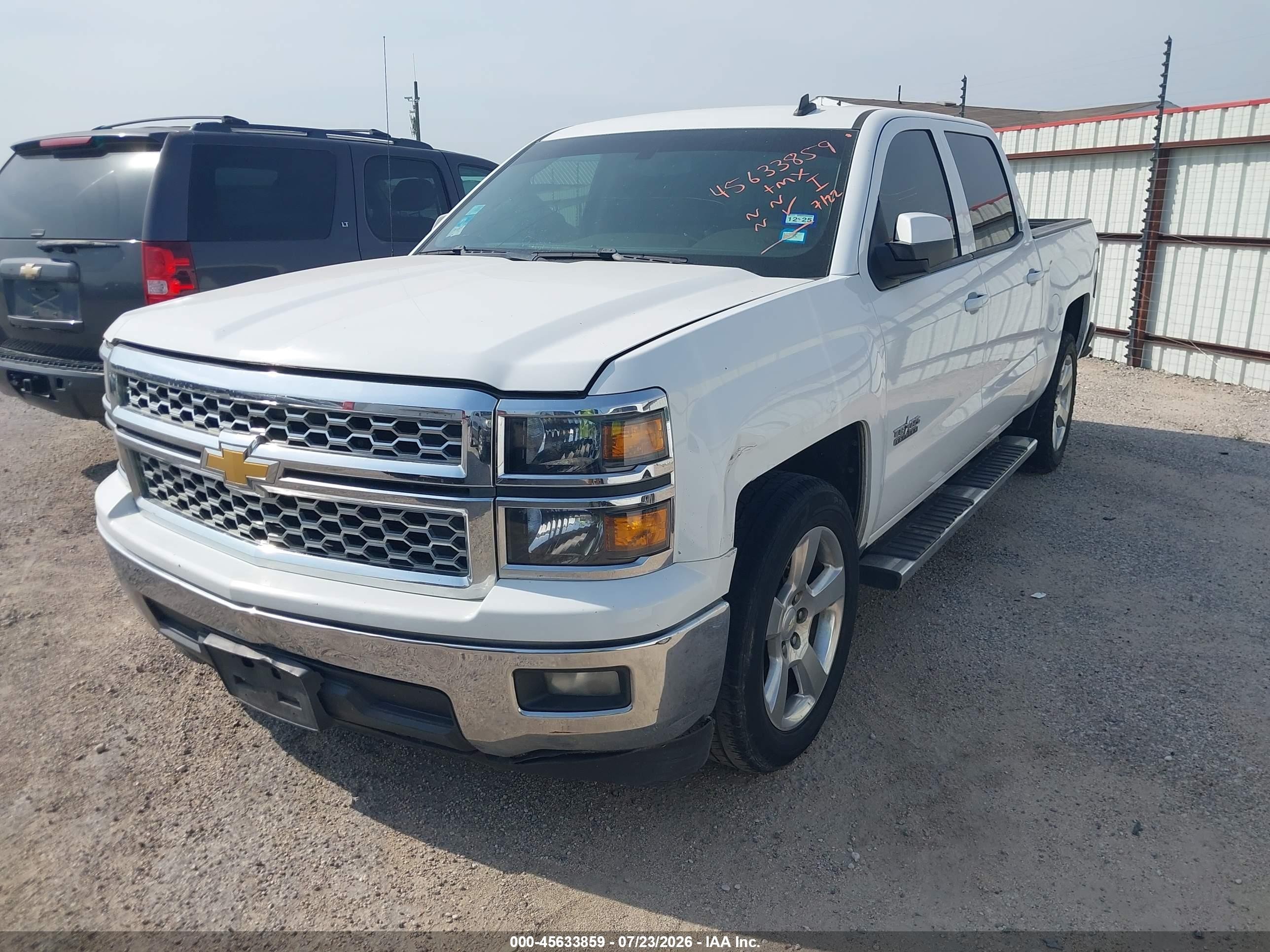 2014 Chevrolet Silverado 1500 Lt White vin: 3GCPCREC9EG369164