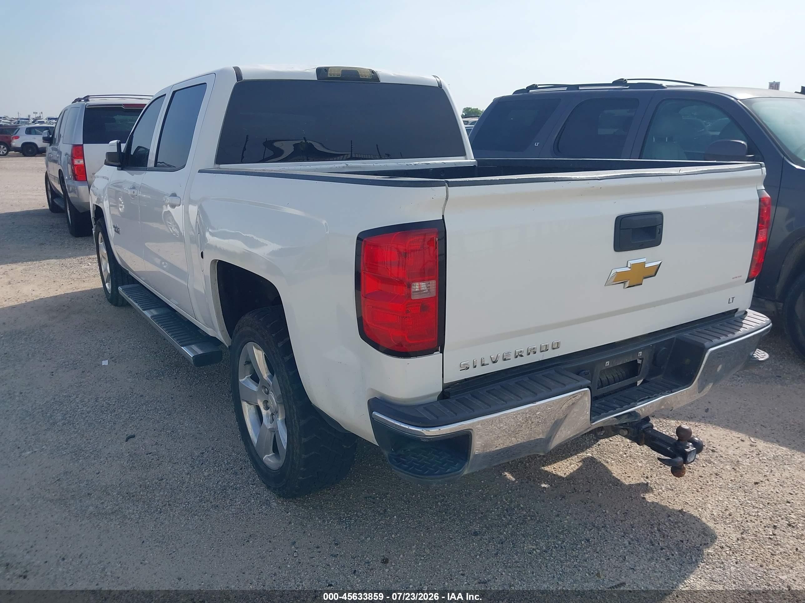 2014 Chevrolet Silverado 1500 Lt White vin: 3GCPCREC9EG369164
