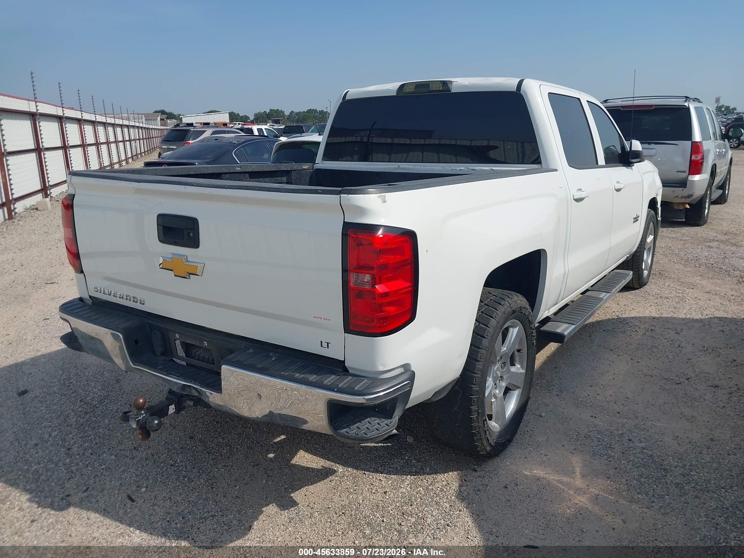 2014 Chevrolet Silverado 1500 Lt White vin: 3GCPCREC9EG369164