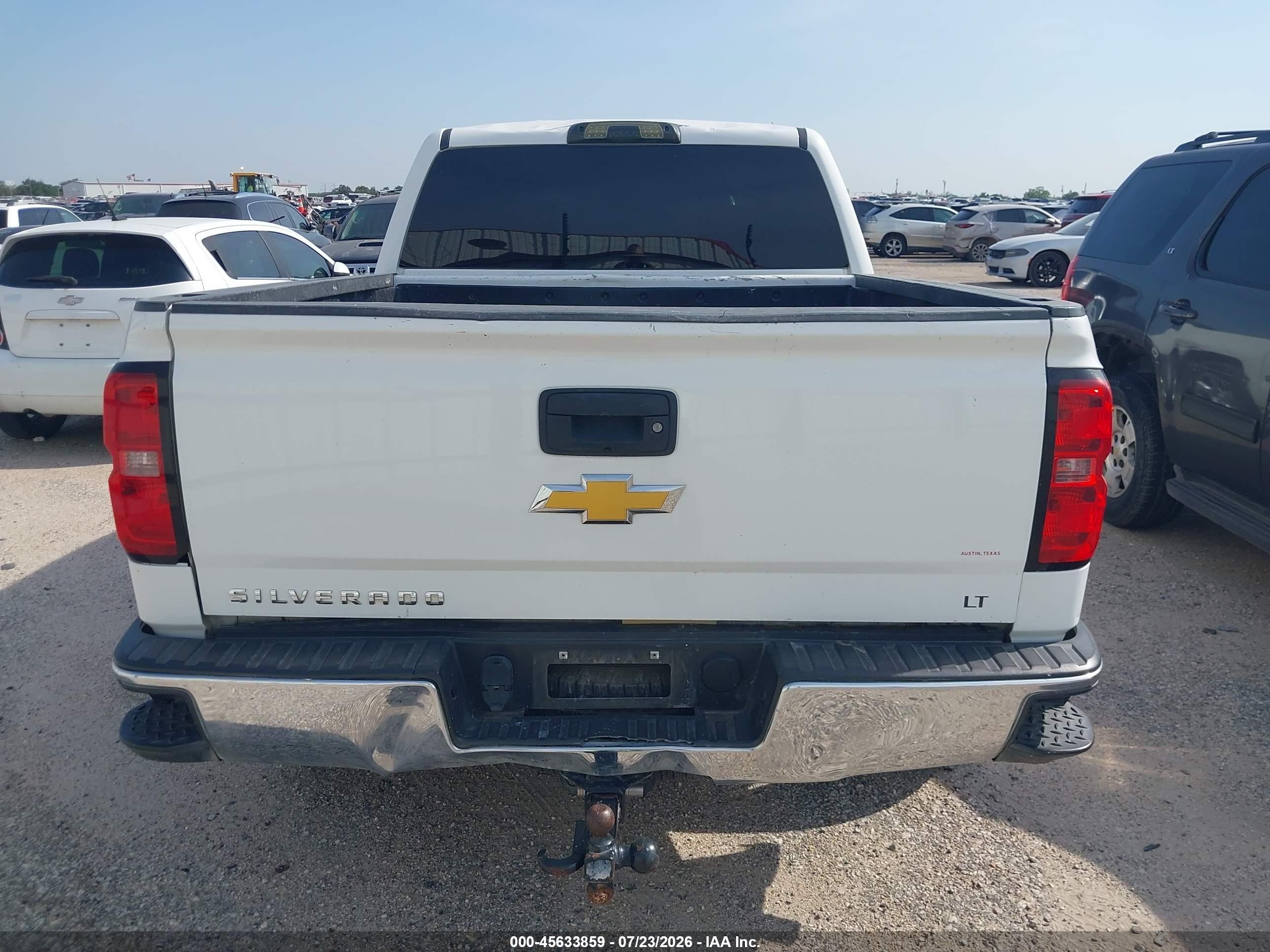 2014 Chevrolet Silverado 1500 Lt White vin: 3GCPCREC9EG369164