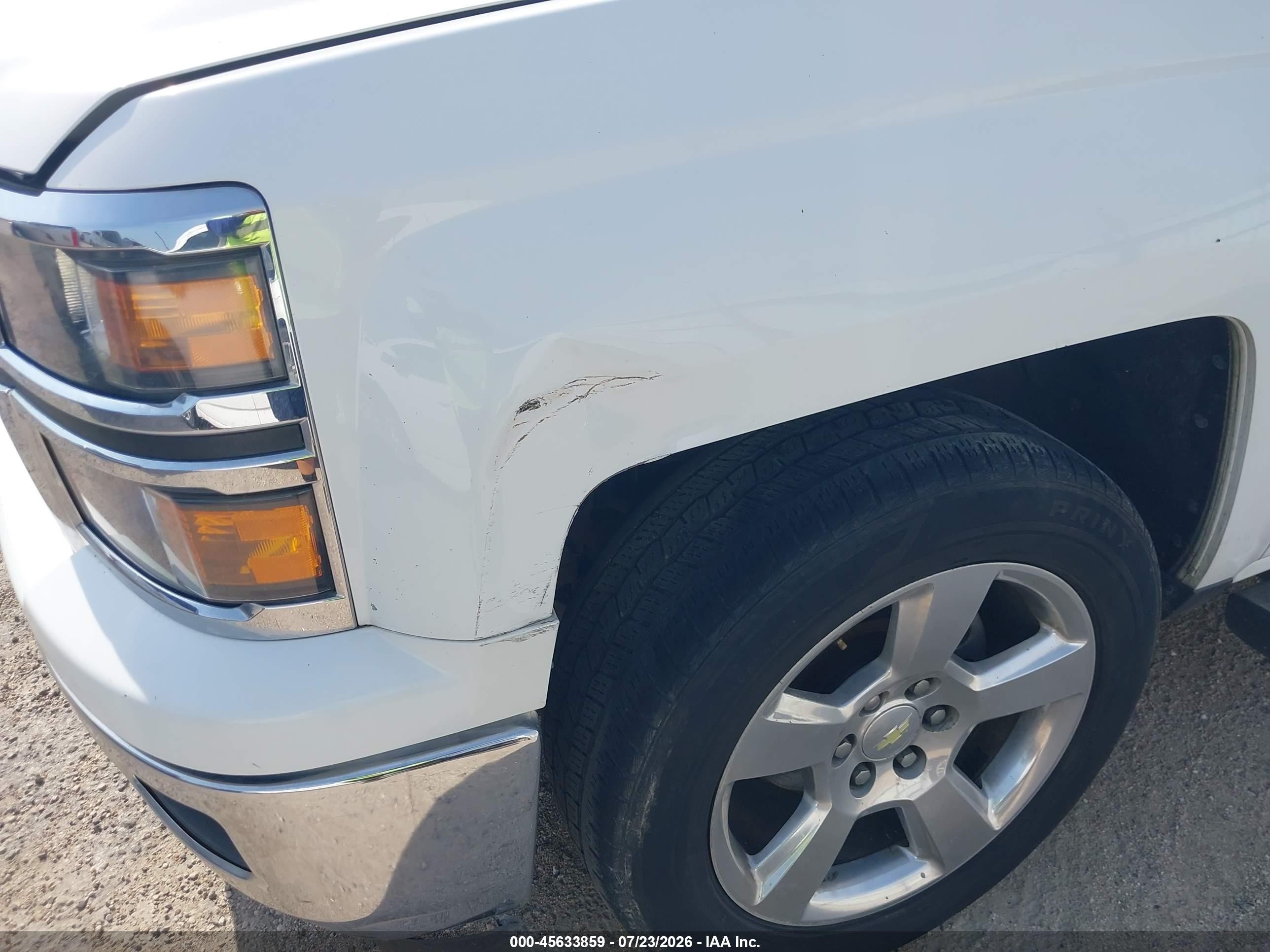 2014 Chevrolet Silverado 1500 Lt White vin: 3GCPCREC9EG369164