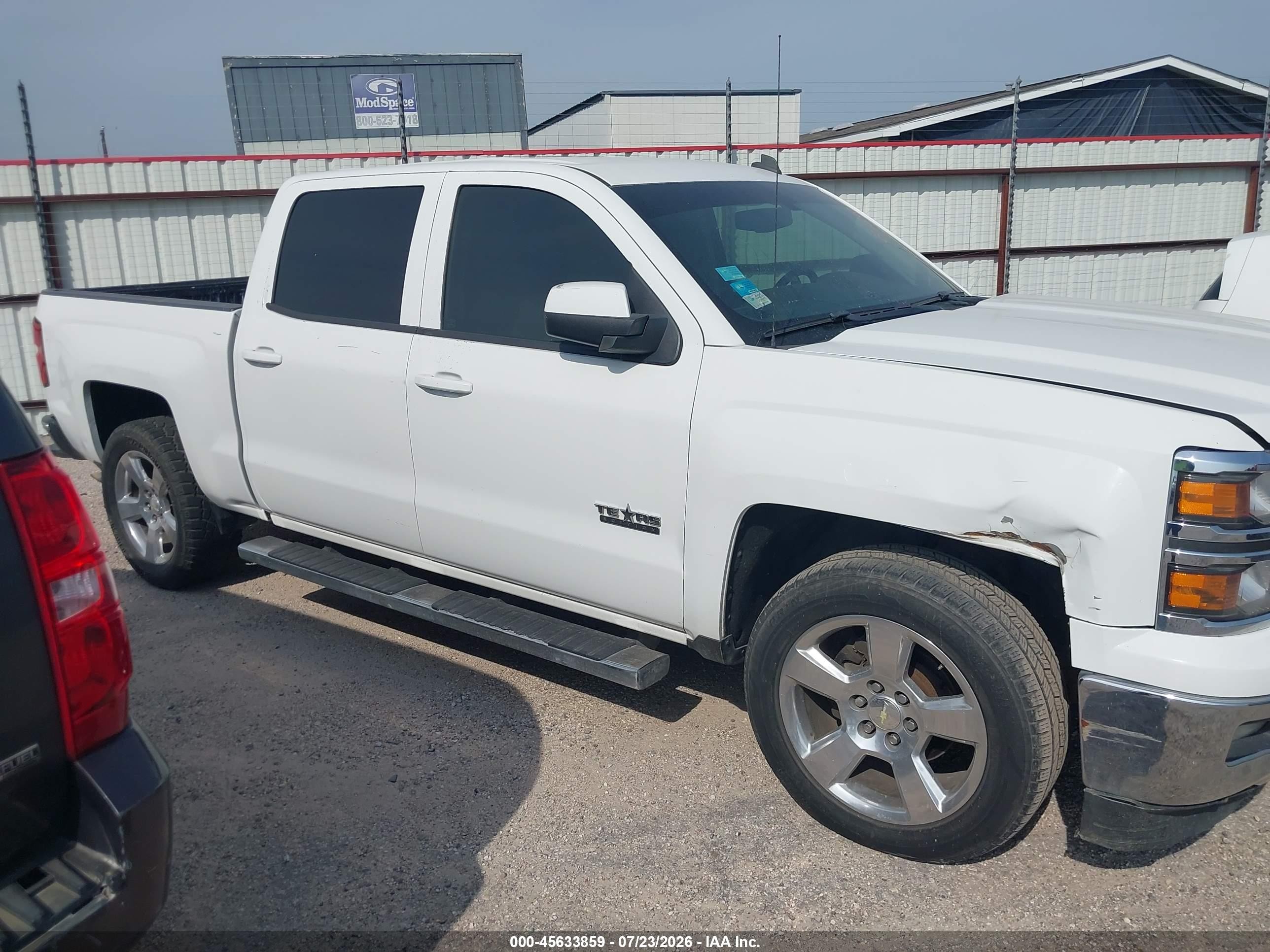 2014 Chevrolet Silverado 1500 Lt White vin: 3GCPCREC9EG369164