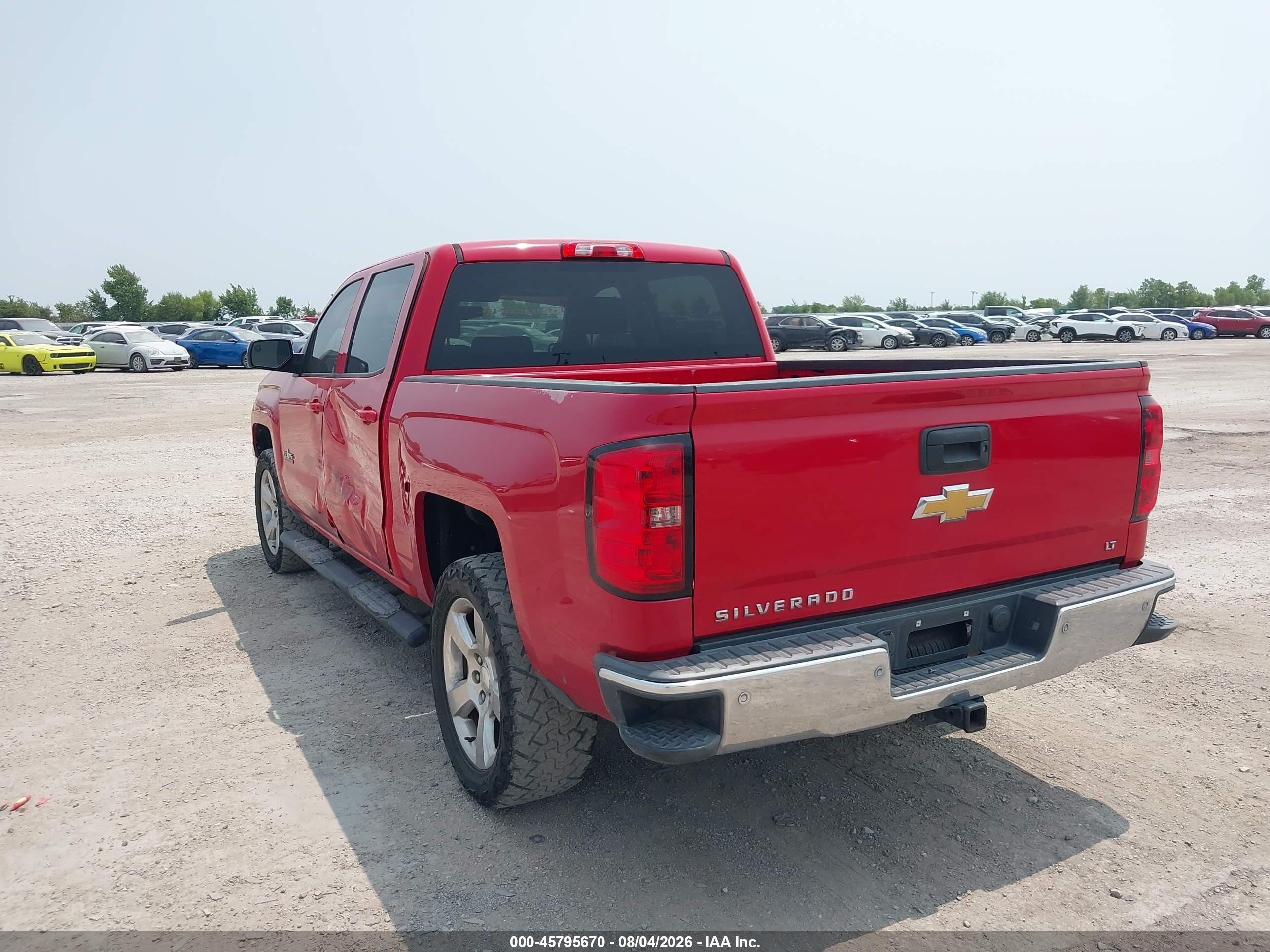 2014 Chevrolet Silverado 1500 Lt Red vin: 3GCPCREC9EG419982