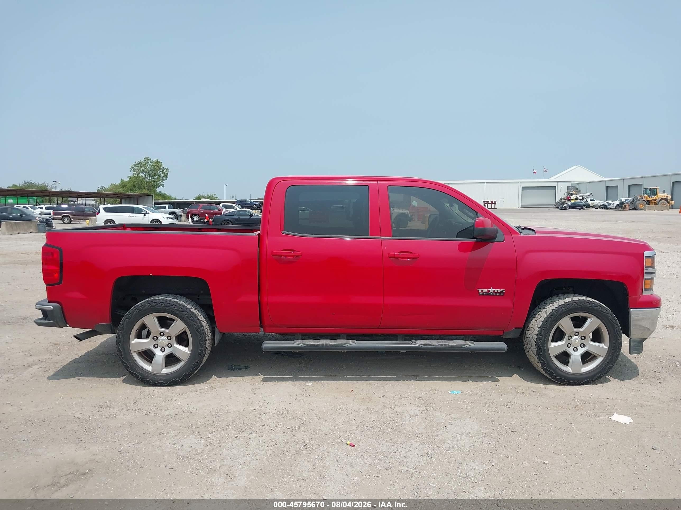 2014 Chevrolet Silverado 1500 Lt Red vin: 3GCPCREC9EG419982