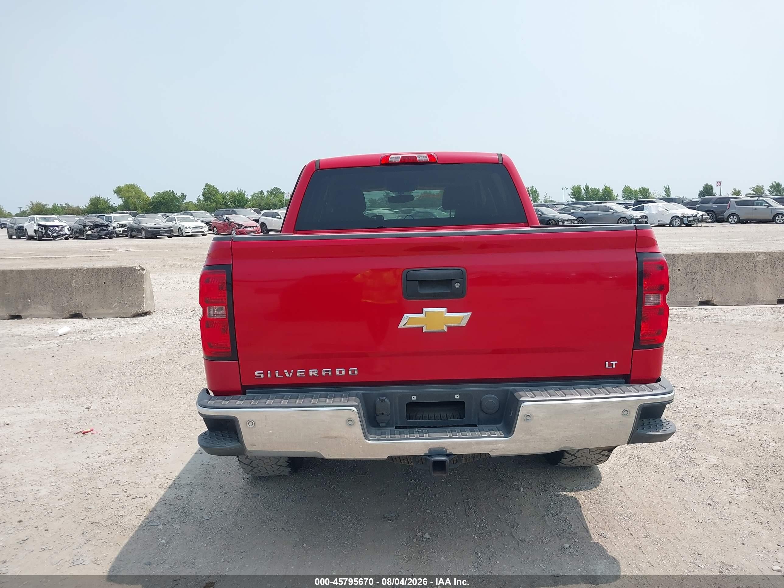 2014 Chevrolet Silverado 1500 Lt Red vin: 3GCPCREC9EG419982