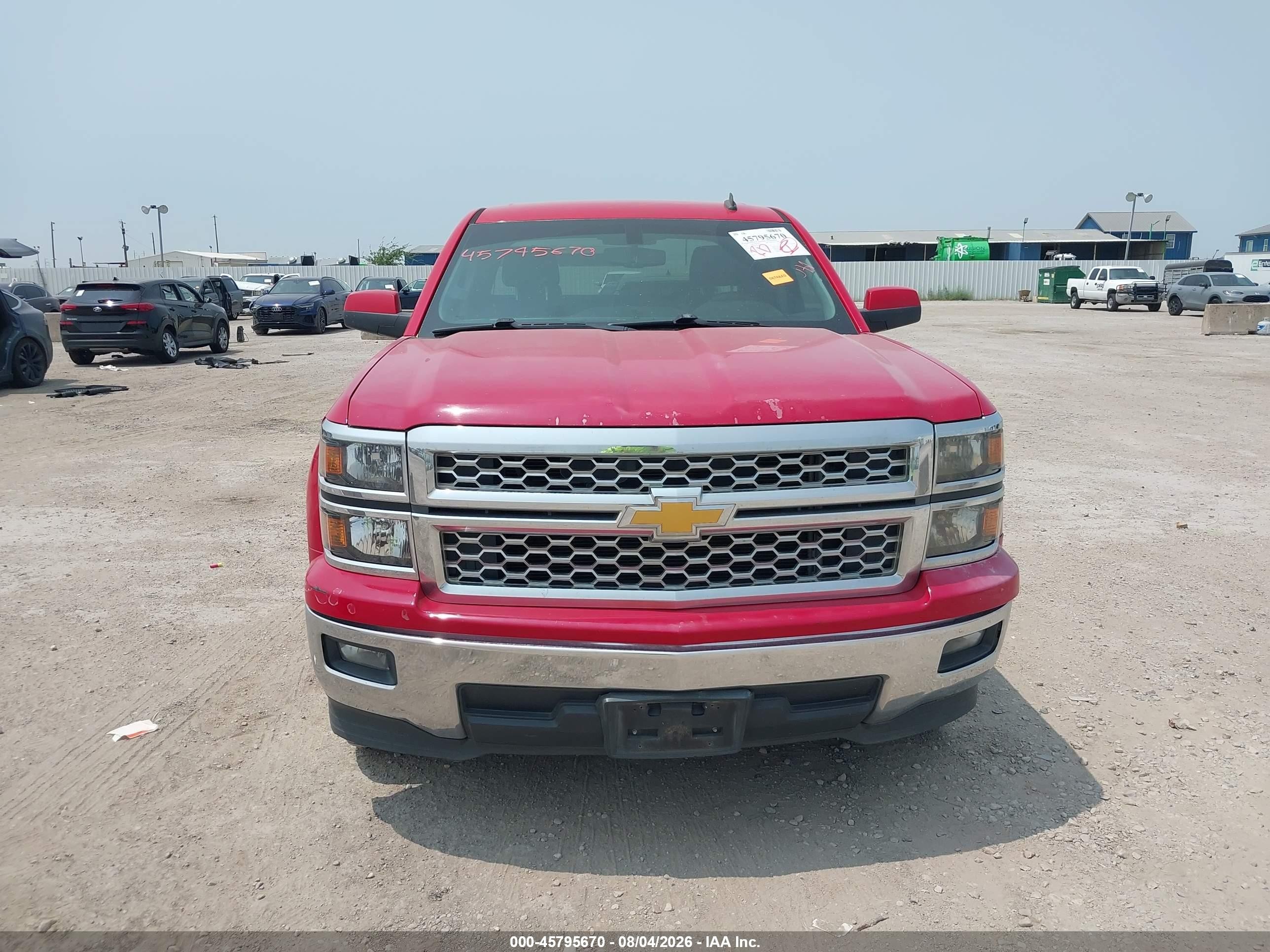 2014 Chevrolet Silverado 1500 Lt Red vin: 3GCPCREC9EG419982