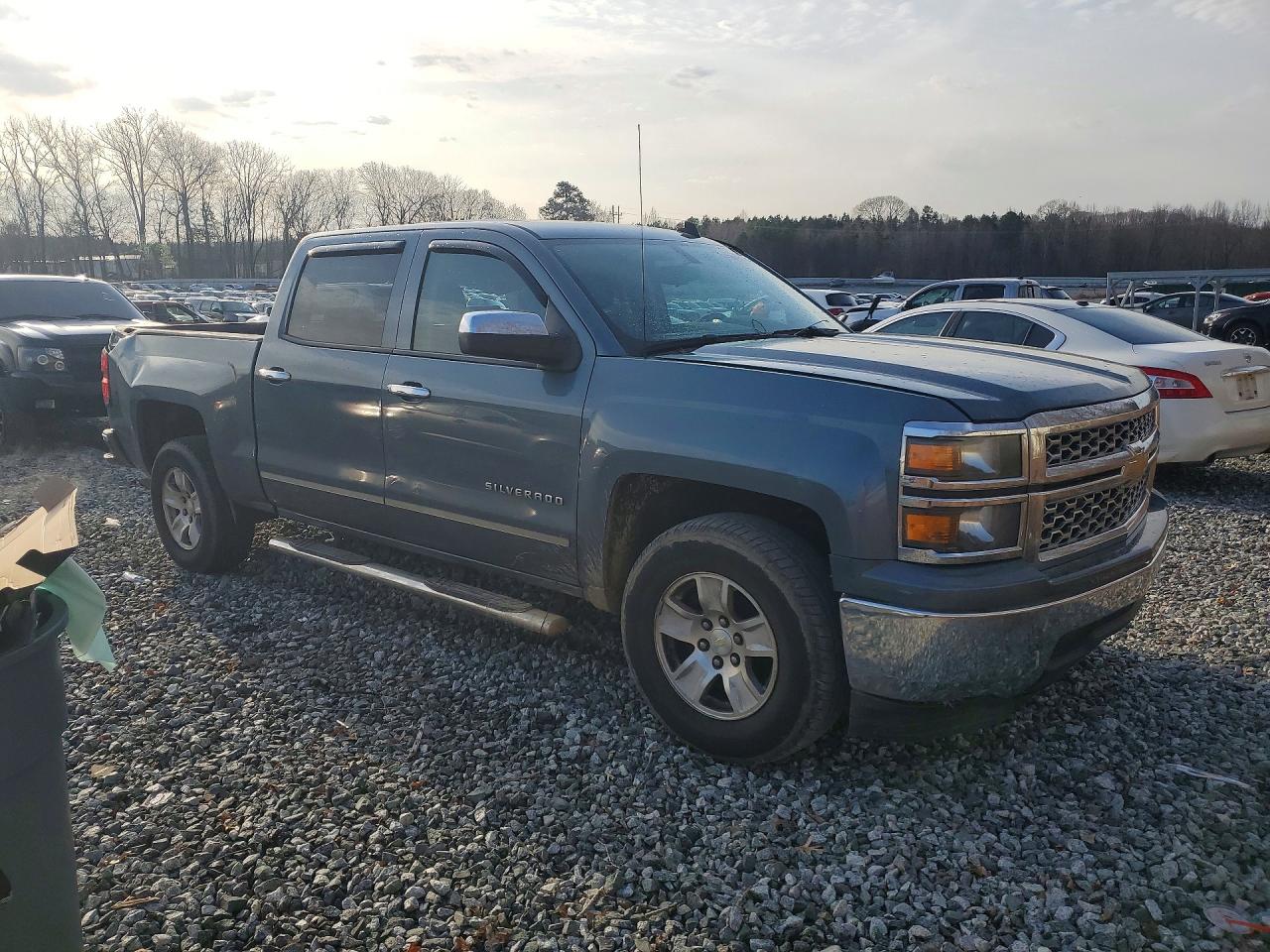 2014 Chevrolet Silverado C1500 Lt Blue vin: 3GCPCREC9EG507396