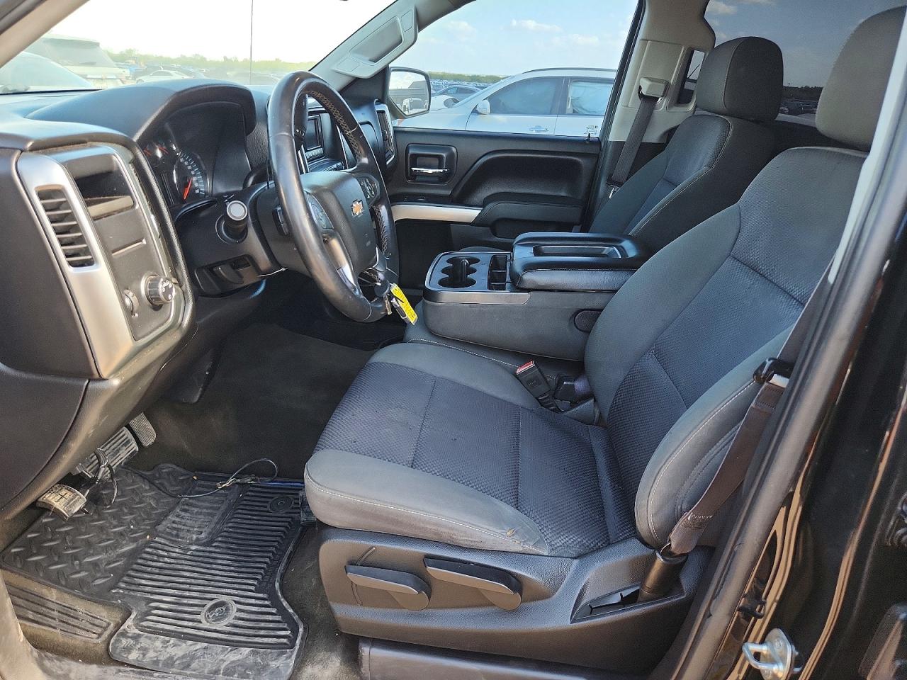 2015 Chevrolet Silverado C1500 Lt Black vin: 3GCPCREC9FG106433