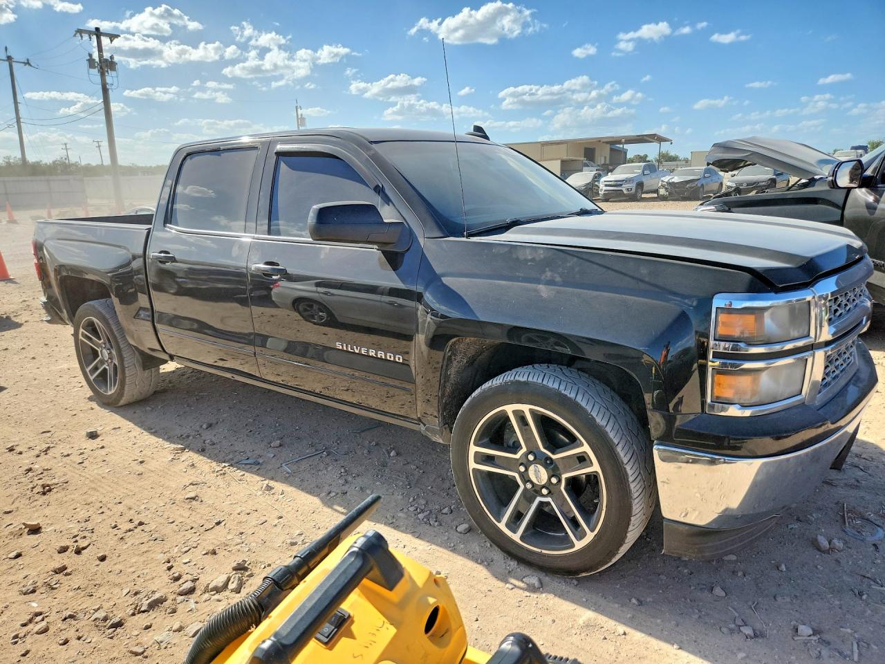 2015 Chevrolet Silverado C1500 Lt Black vin: 3GCPCREC9FG106433