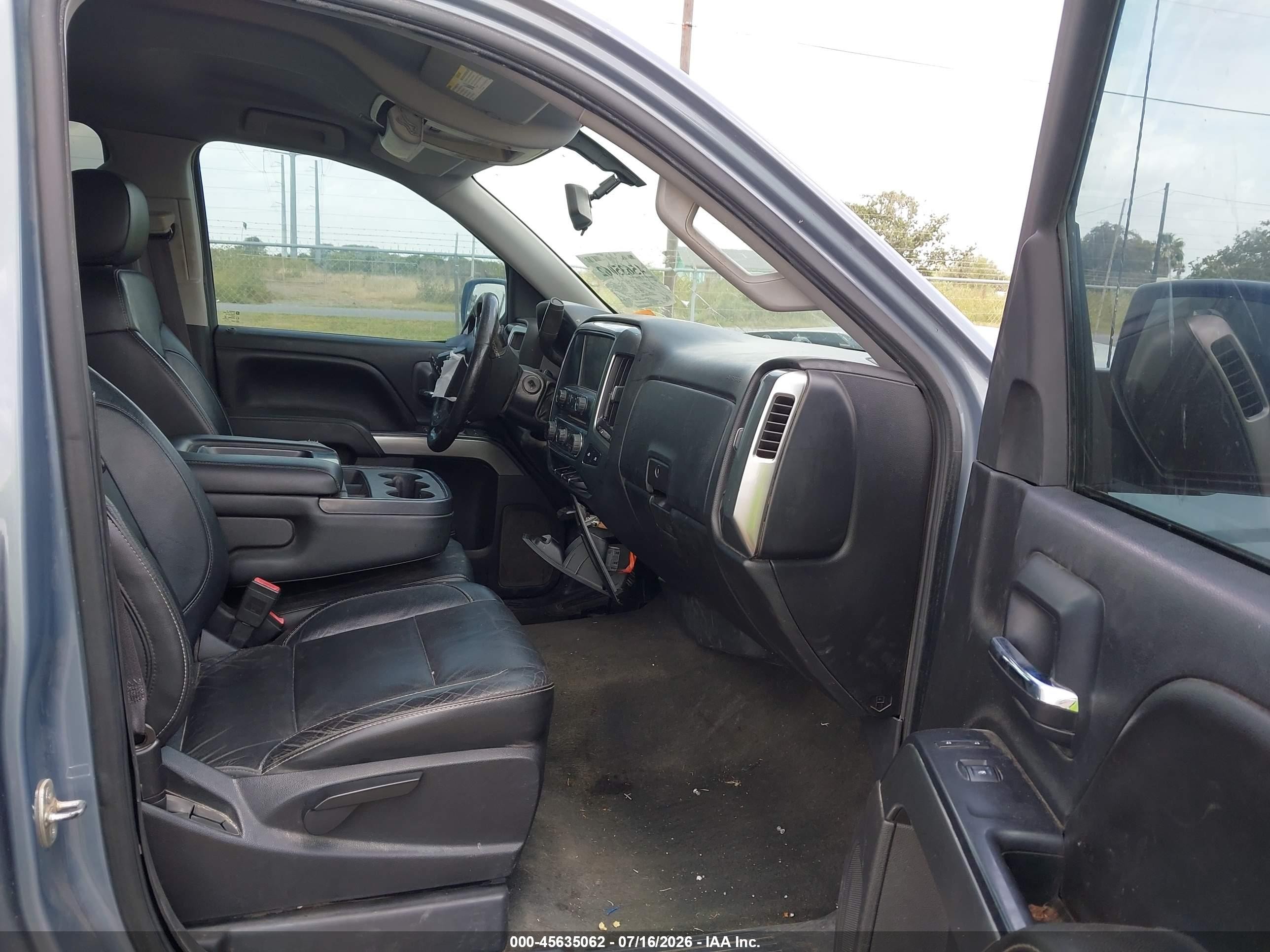 2015 Chevrolet Silverado 1500 Lt Синий vin: 3GCPCREC9FG315316