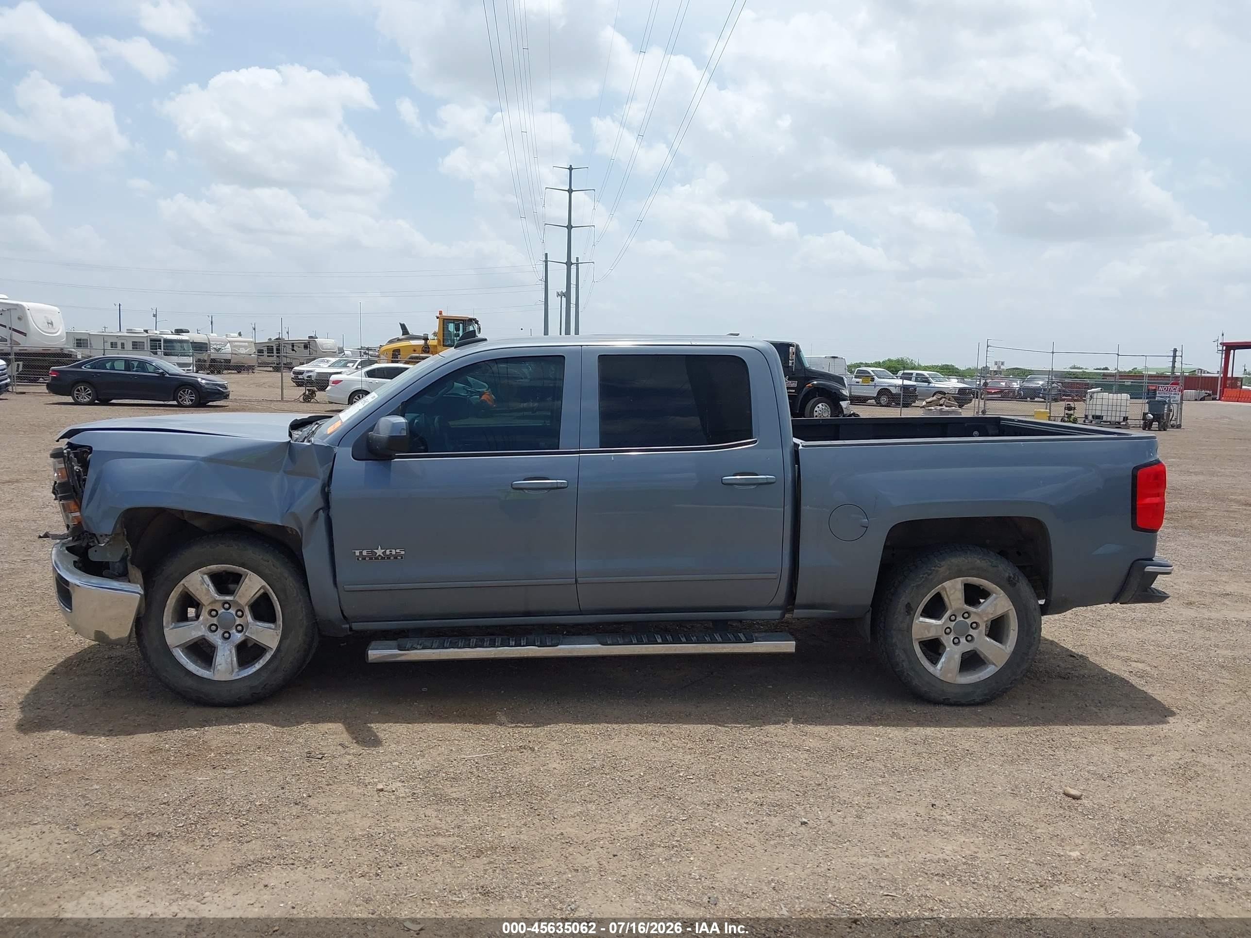 2015 Chevrolet Silverado 1500 Lt Синий vin: 3GCPCREC9FG315316