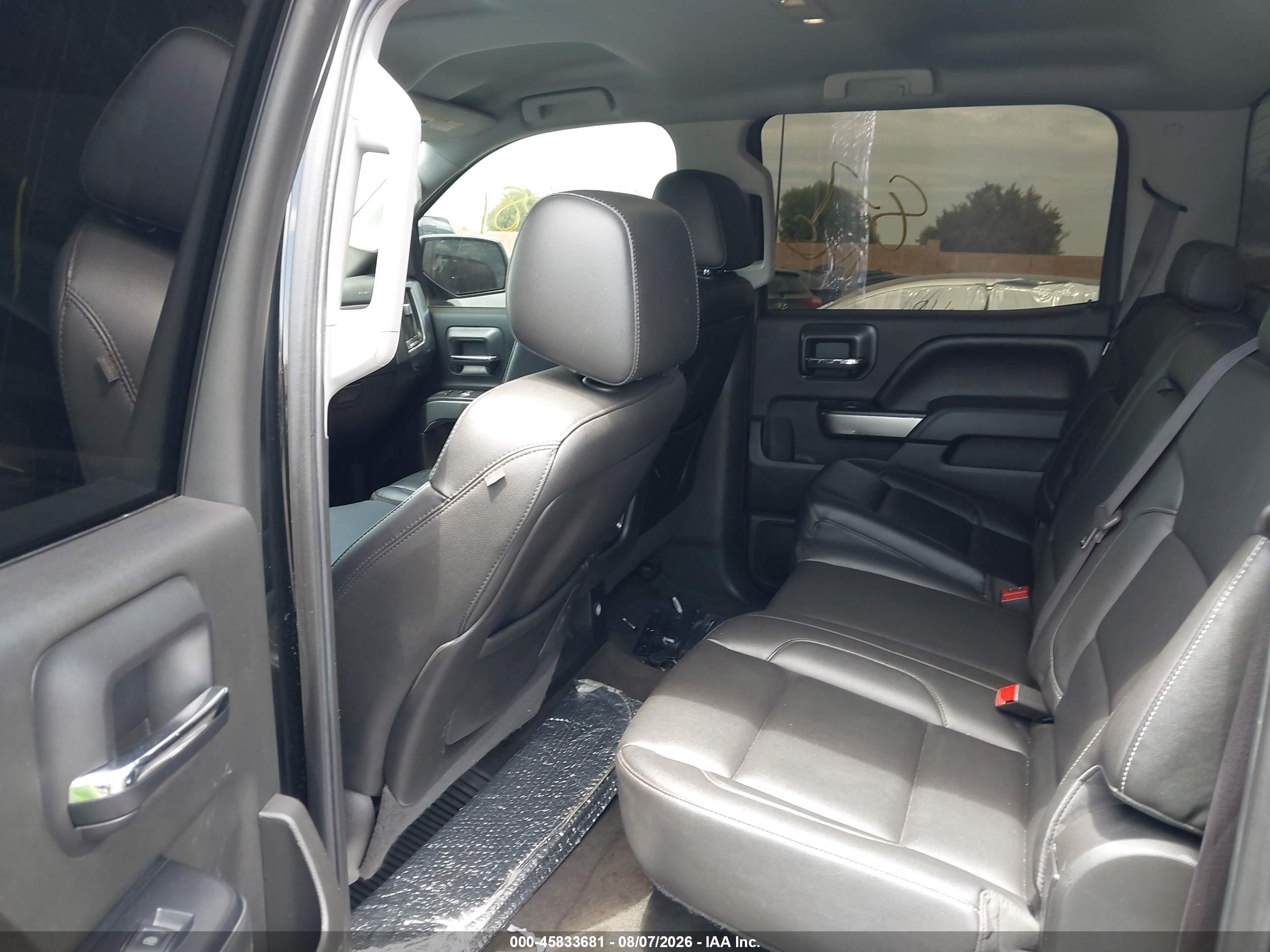 2015 Chevrolet Silverado 1500 Lt Black vin: 3GCPCREC9FG467208