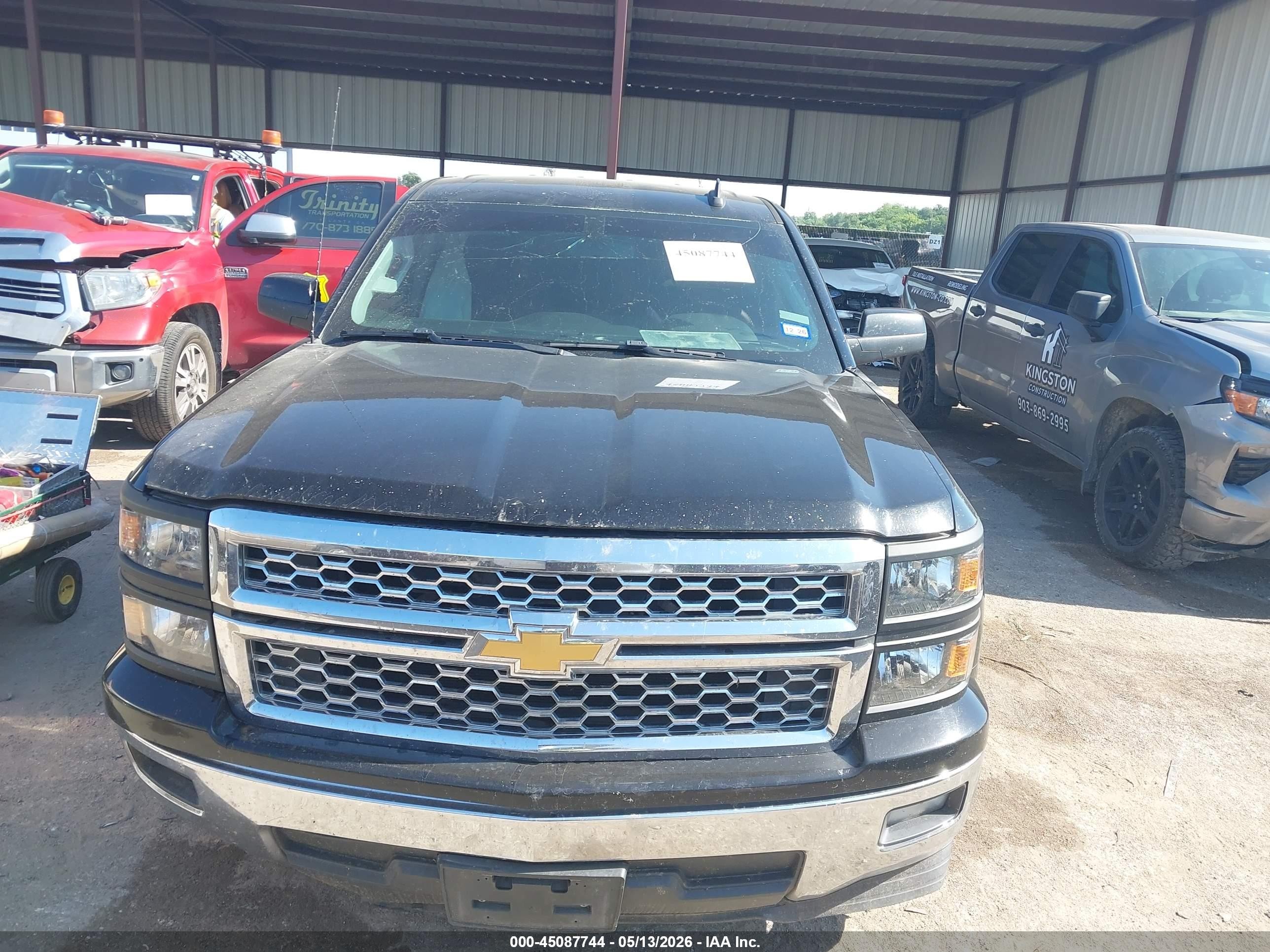 2015 Chevrolet Silverado 1500 1lt Black vin: 3GCPCREC9FG523146