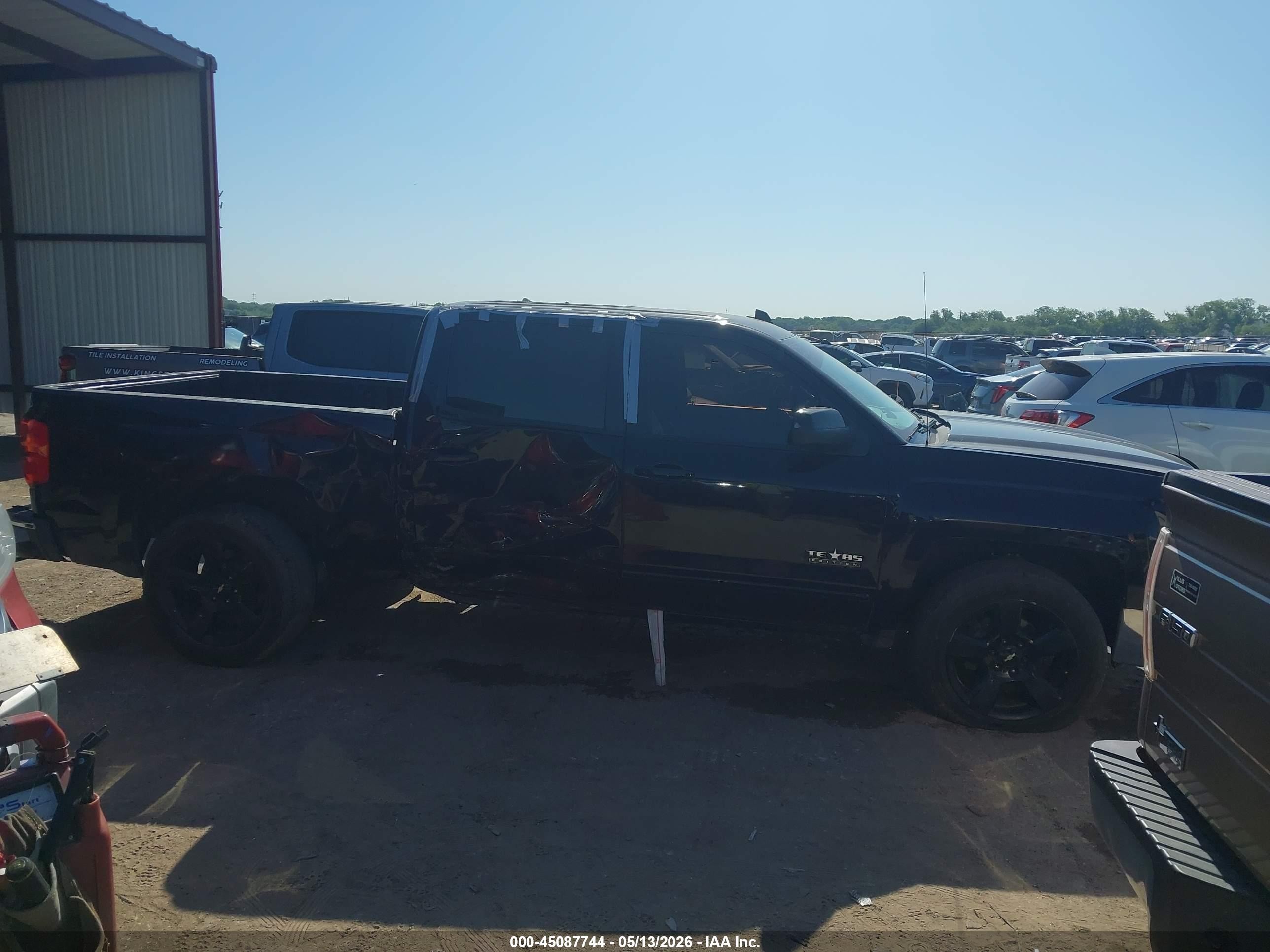 2015 Chevrolet Silverado 1500 1lt Black vin: 3GCPCREC9FG523146