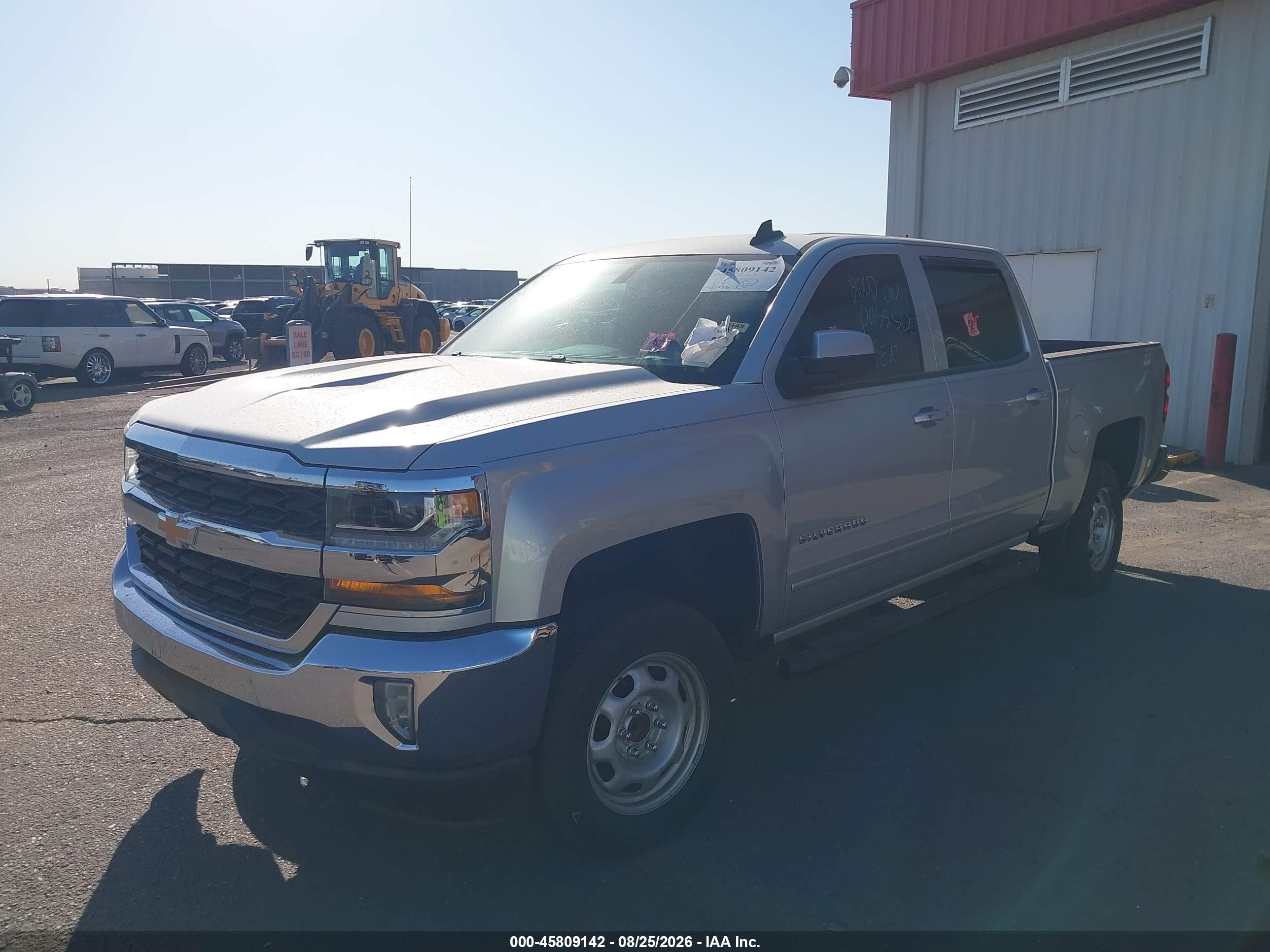 2016 Chevrolet Silverado 1500 Lt Silver vin: 3GCPCREC9GG344056