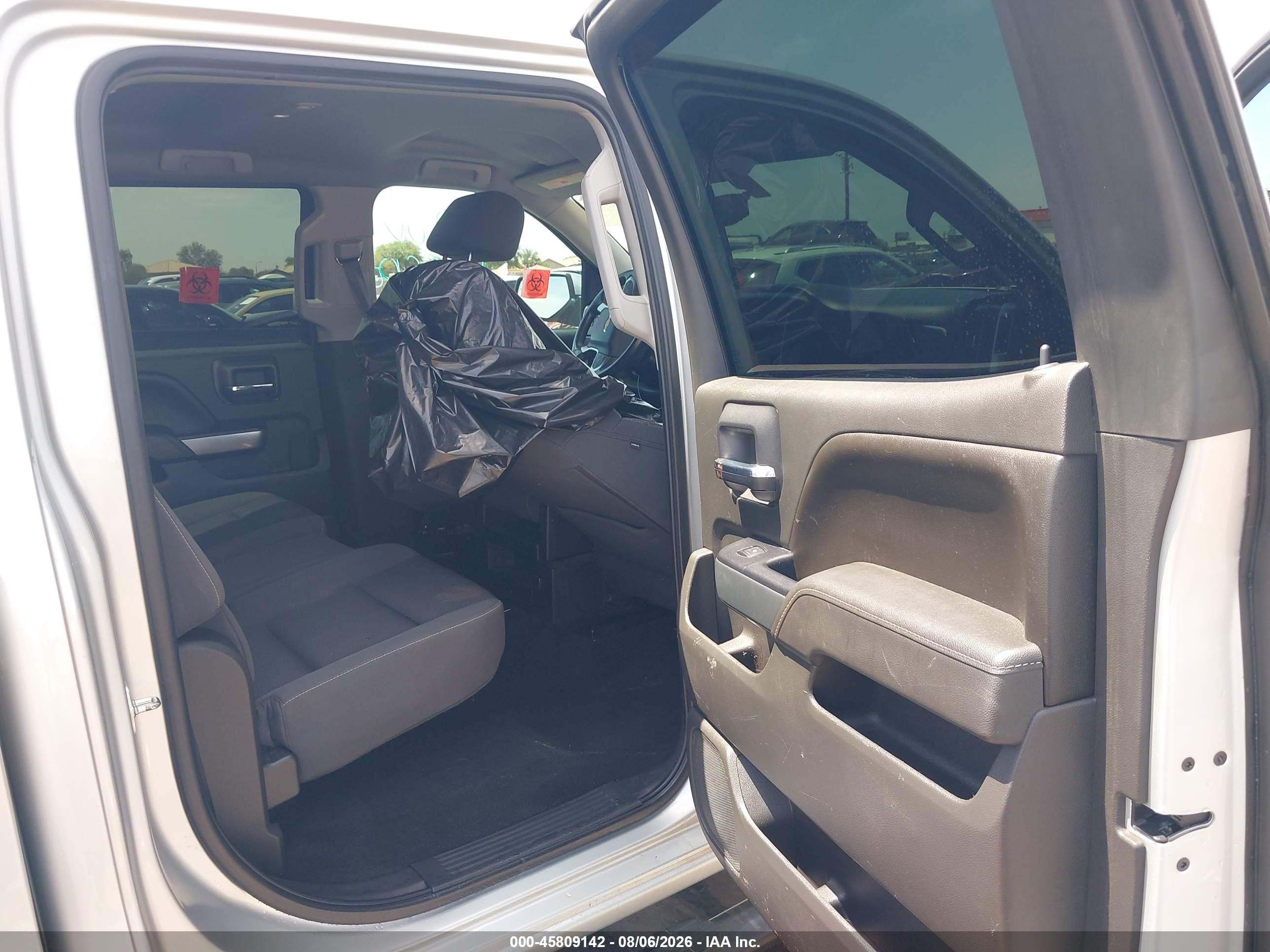 2016 Chevrolet Silverado 1500 Lt Silver vin: 3GCPCREC9GG344056