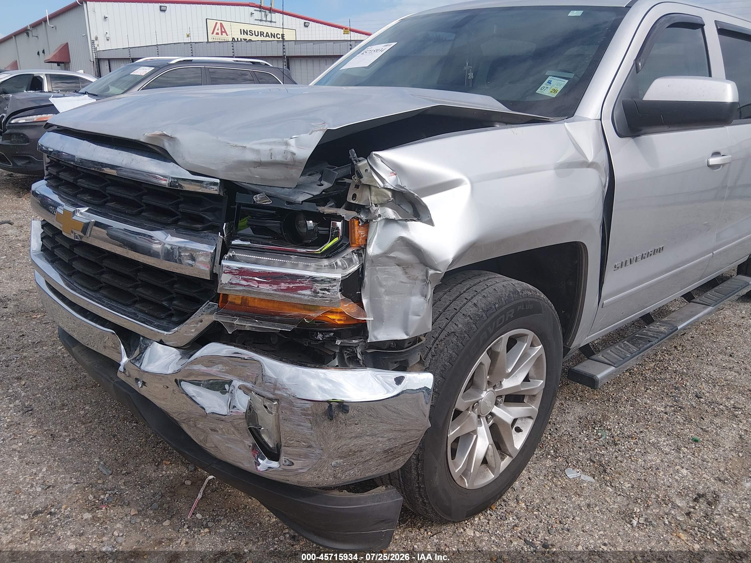 2017 Chevrolet Silverado 1500 Lt Silver vin: 3GCPCREC9HG479541