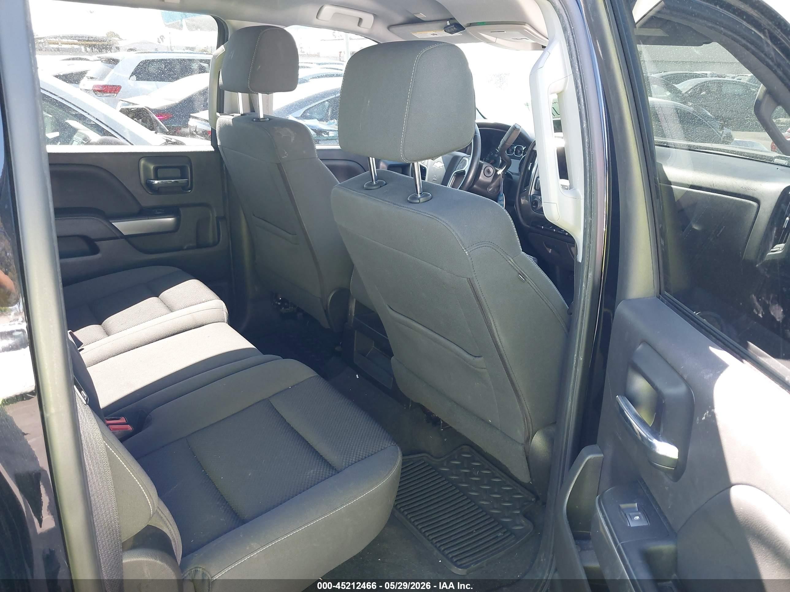 2018 Chevrolet Silverado 1500 1lt Black vin: 3GCPCREC9JG397623