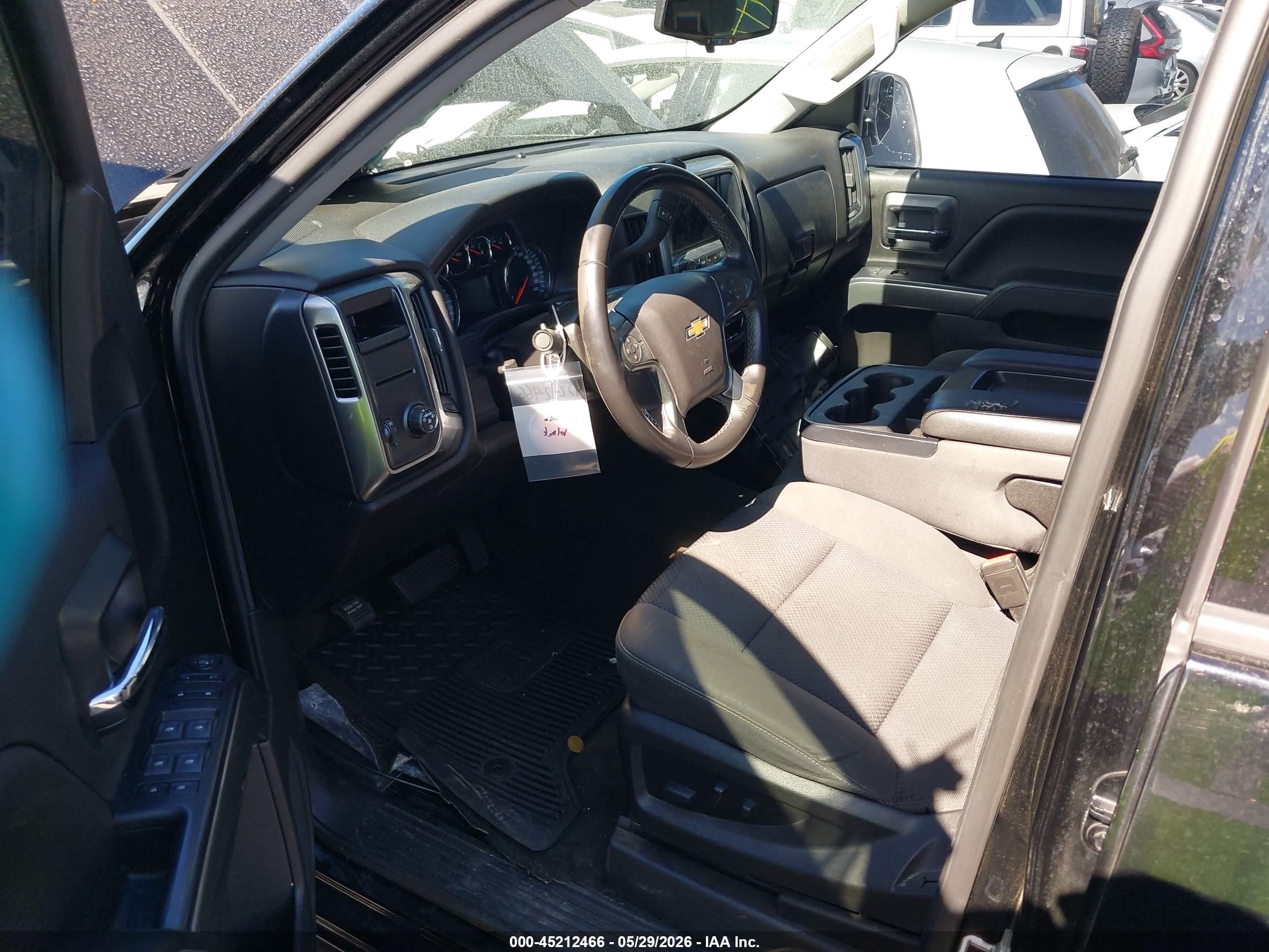 2018 Chevrolet Silverado 1500 1lt Black vin: 3GCPCREC9JG397623