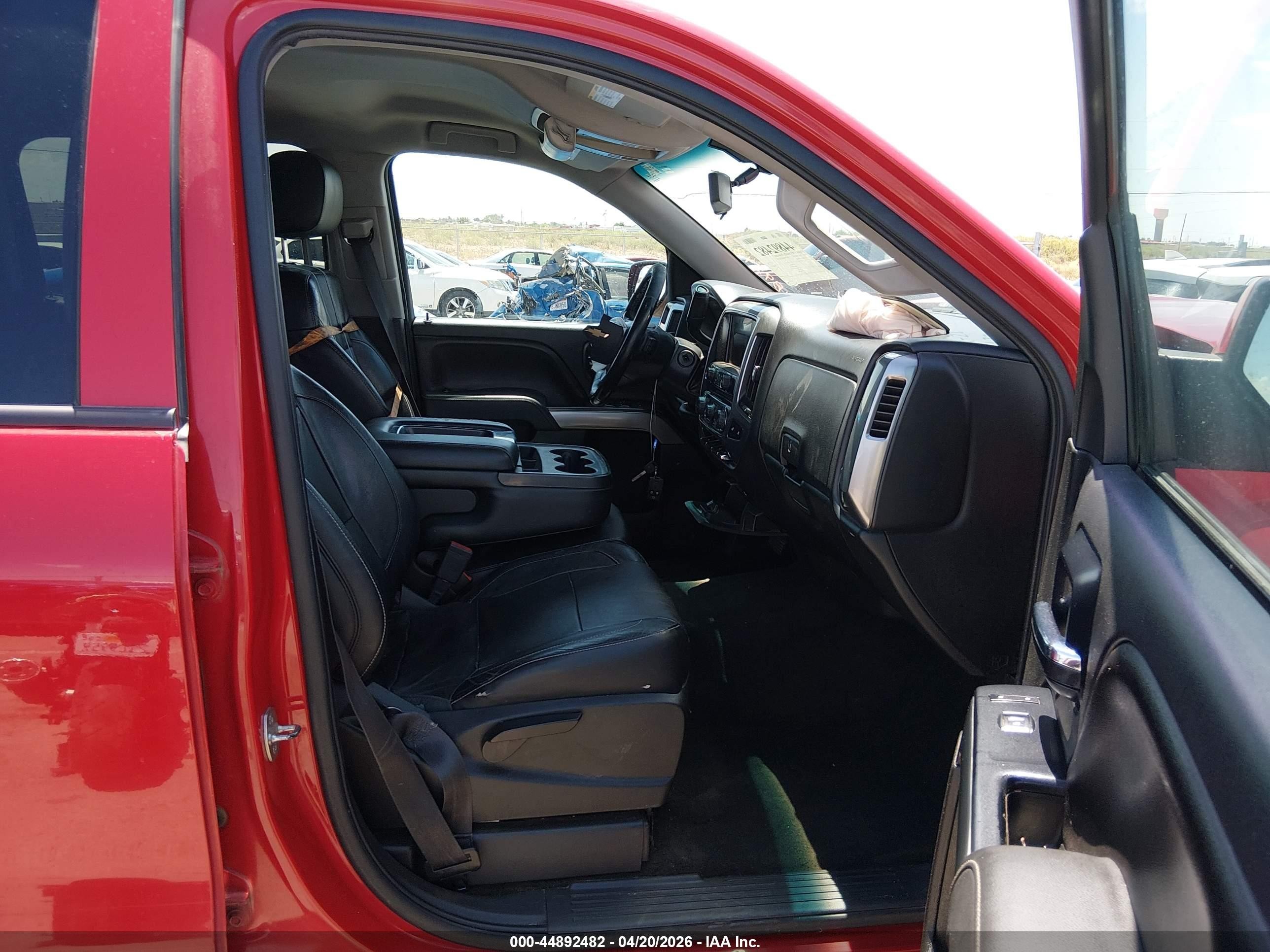 2014 Chevrolet Silverado 1500 1lt Red vin: 3GCPCRECXEG116841