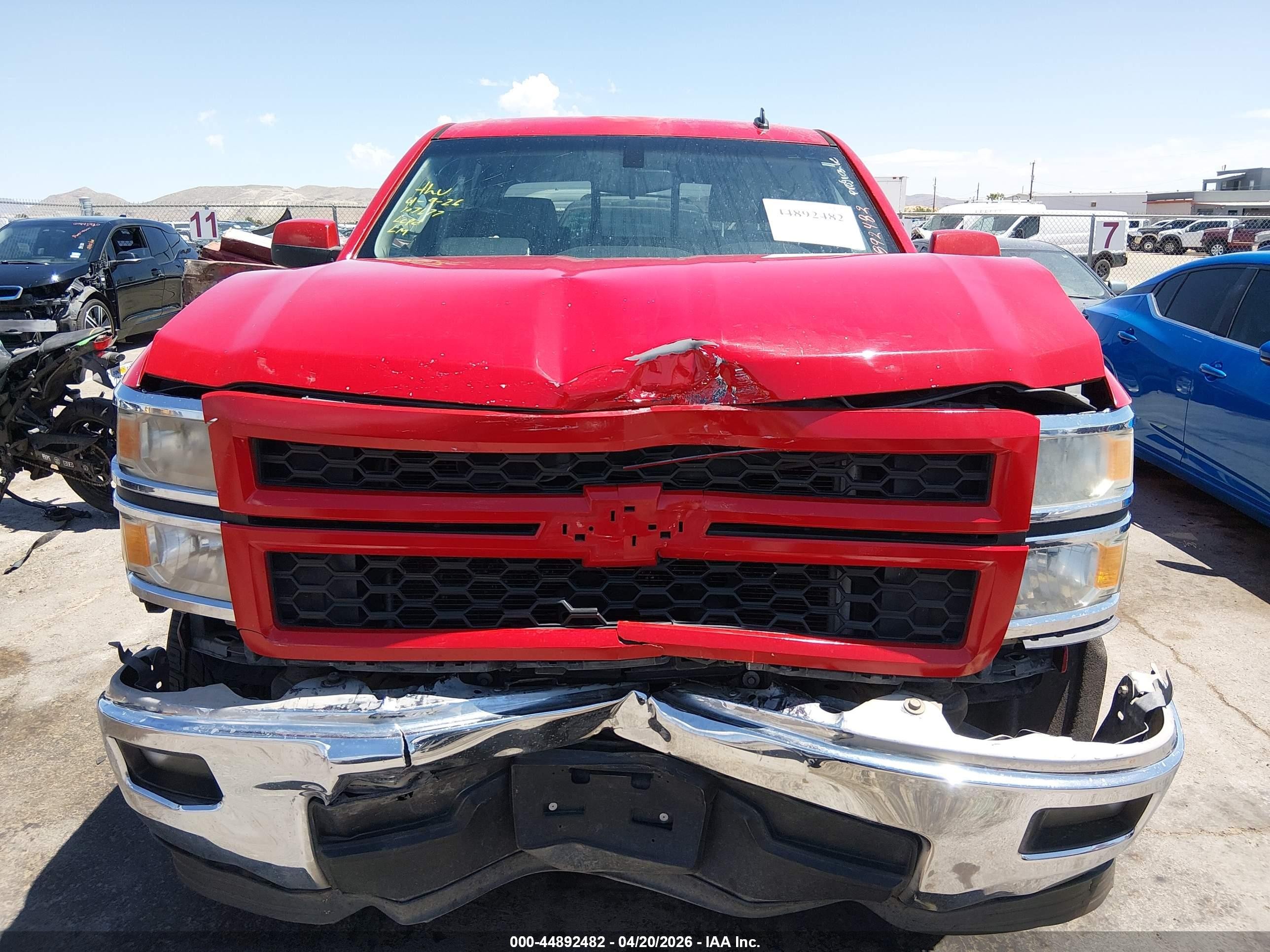 2014 Chevrolet Silverado 1500 1lt Red vin: 3GCPCRECXEG116841