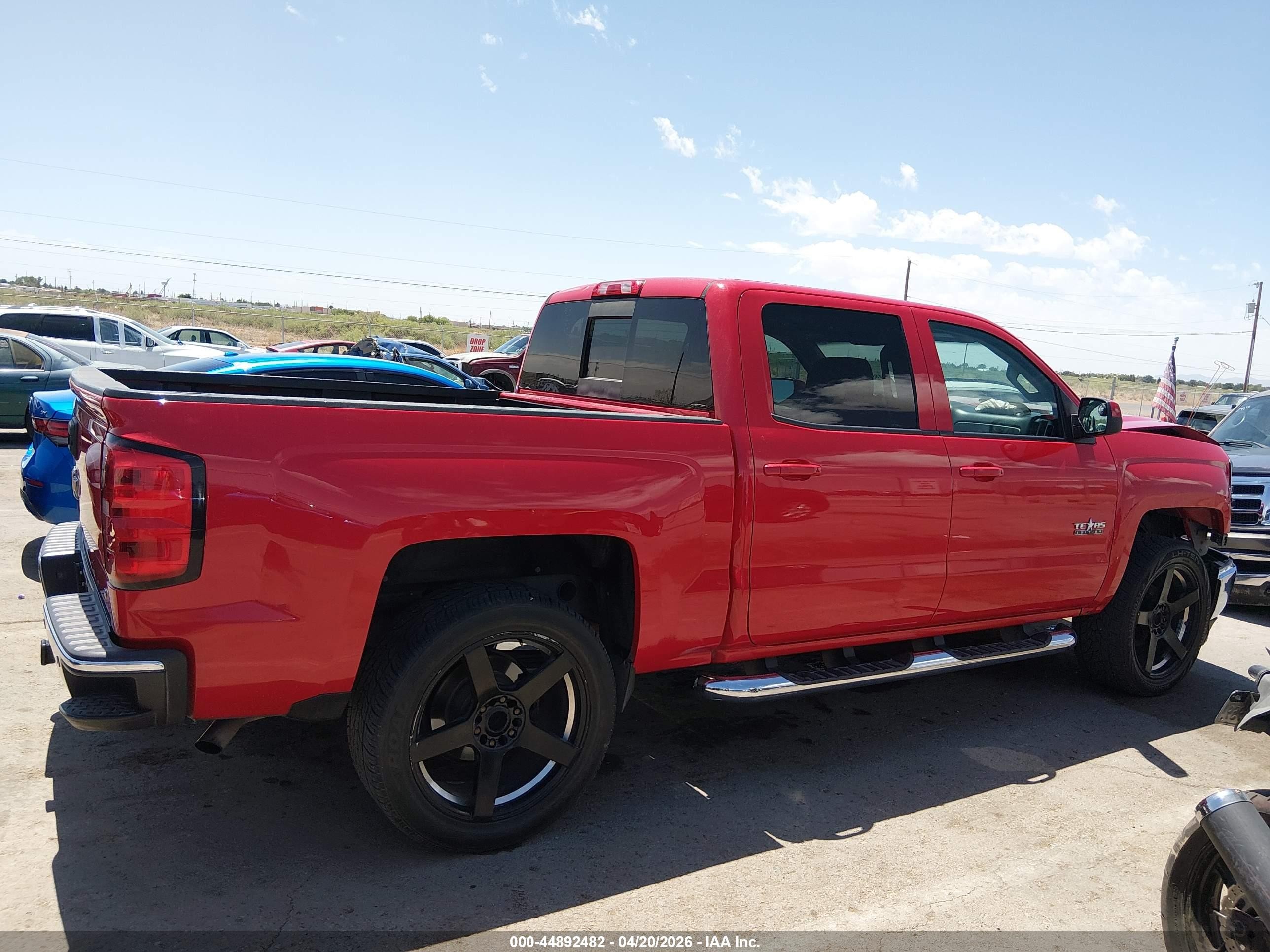 2014 Chevrolet Silverado 1500 1lt Red vin: 3GCPCRECXEG116841