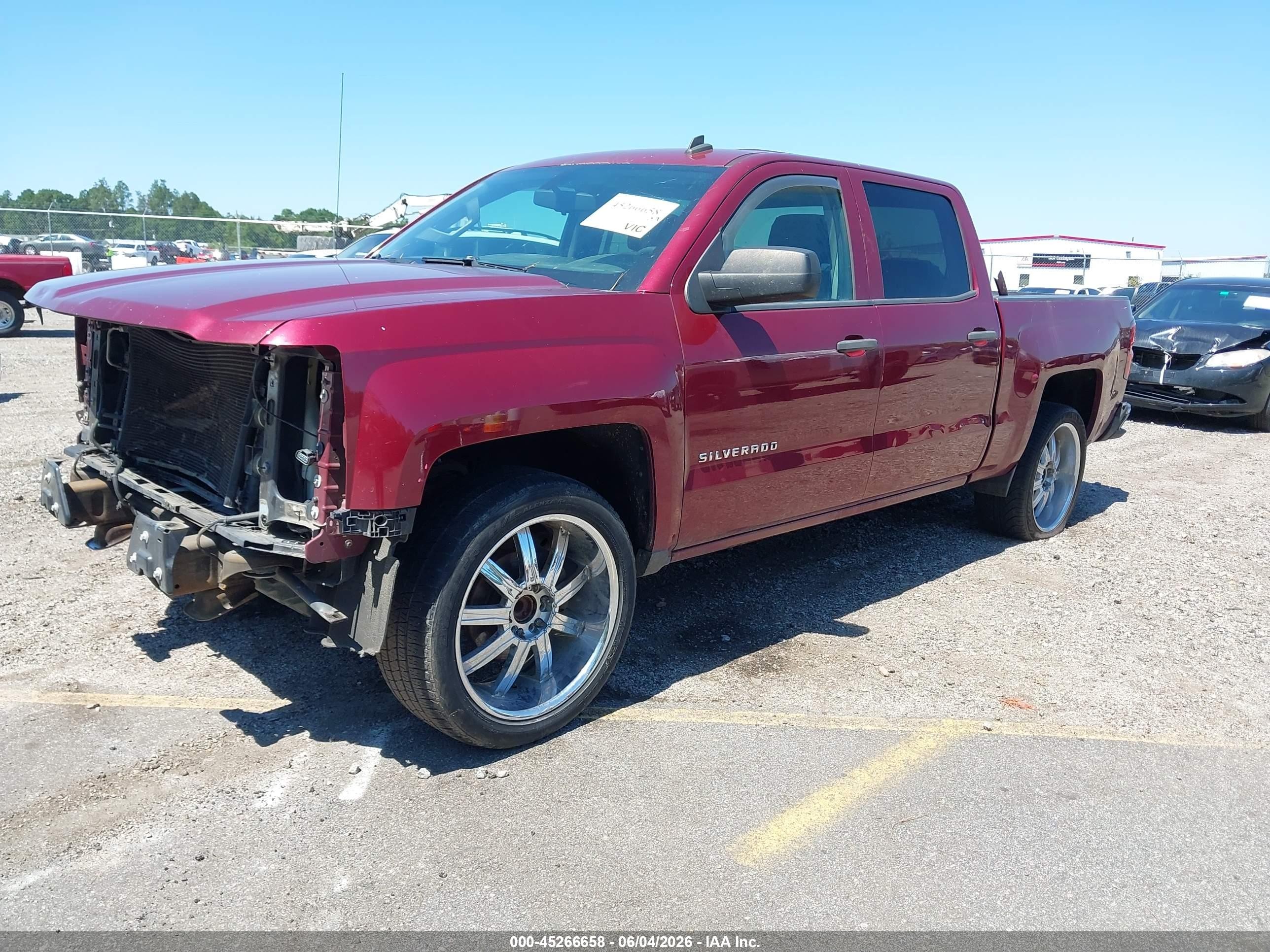 2014 Chevrolet Silverado 1500 1lt Red vin: 3GCPCRECXEG150049