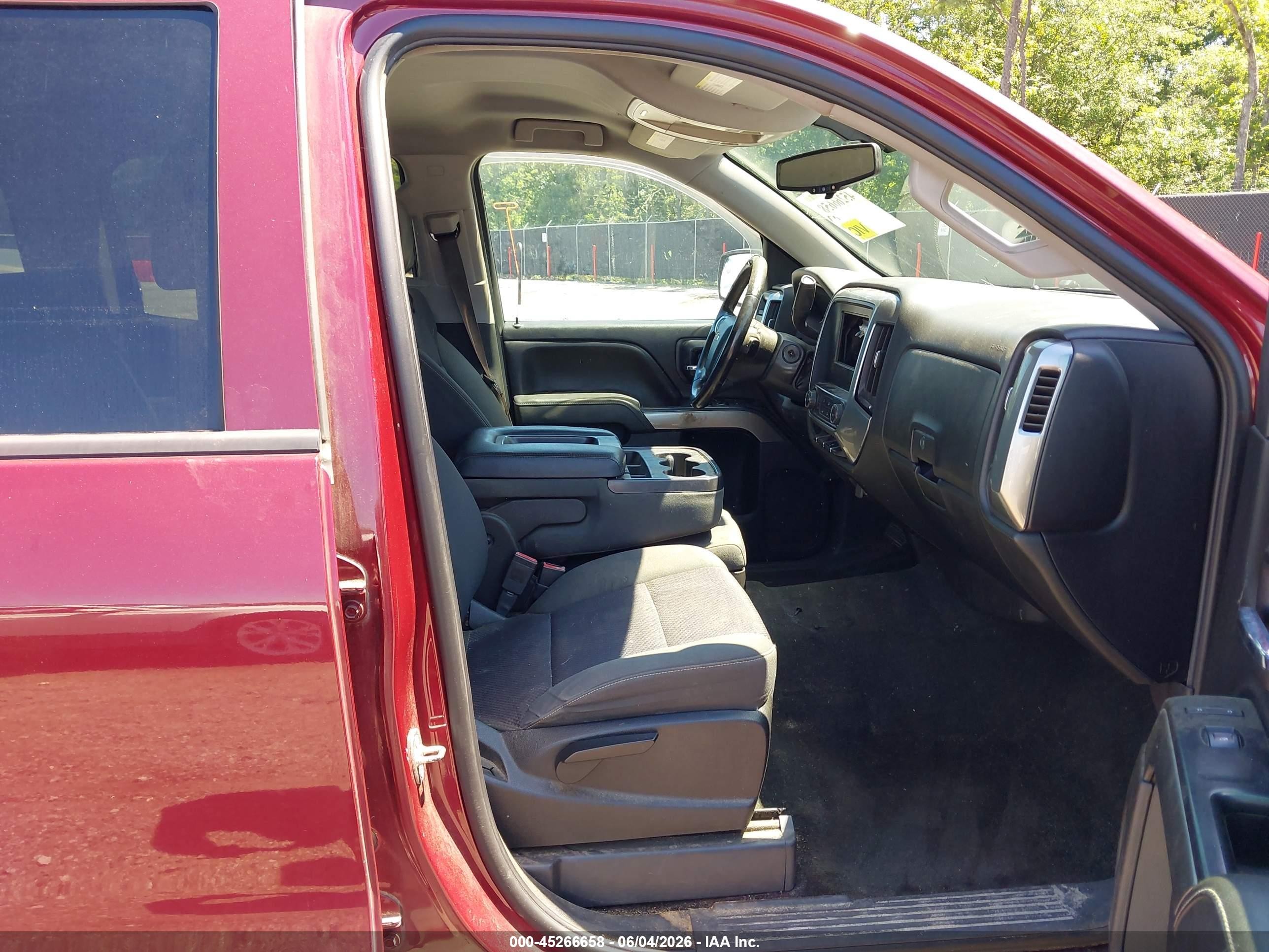 2014 Chevrolet Silverado 1500 1lt Red vin: 3GCPCRECXEG150049