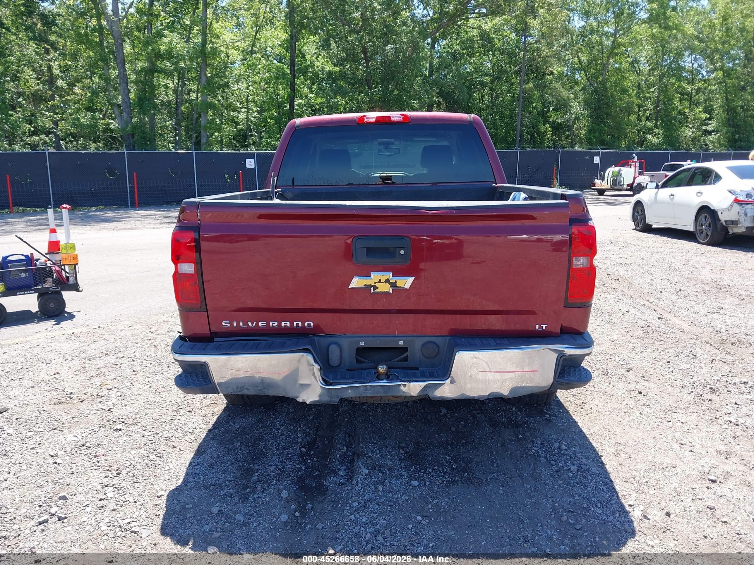 2014 Chevrolet Silverado 1500 1lt Red vin: 3GCPCRECXEG150049