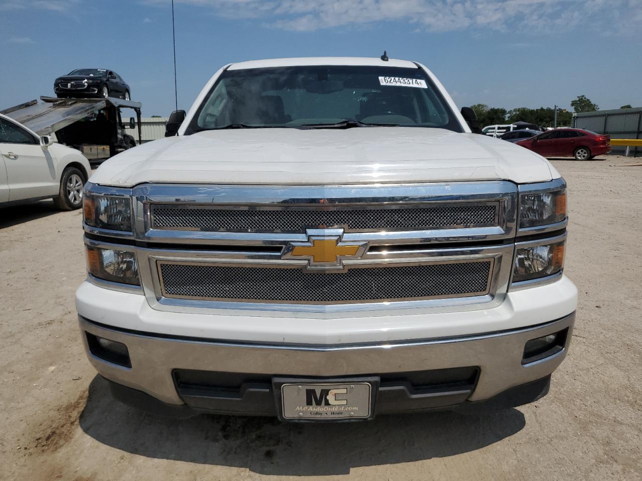 2014 Chevrolet Silverado C1500 Lt White vin: 3GCPCRECXEG173931