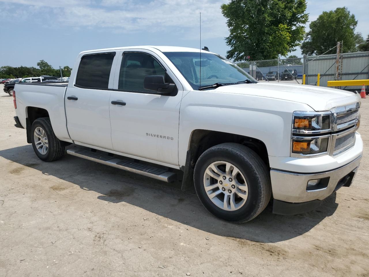 2014 Chevrolet Silverado C1500 Lt White vin: 3GCPCRECXEG173931
