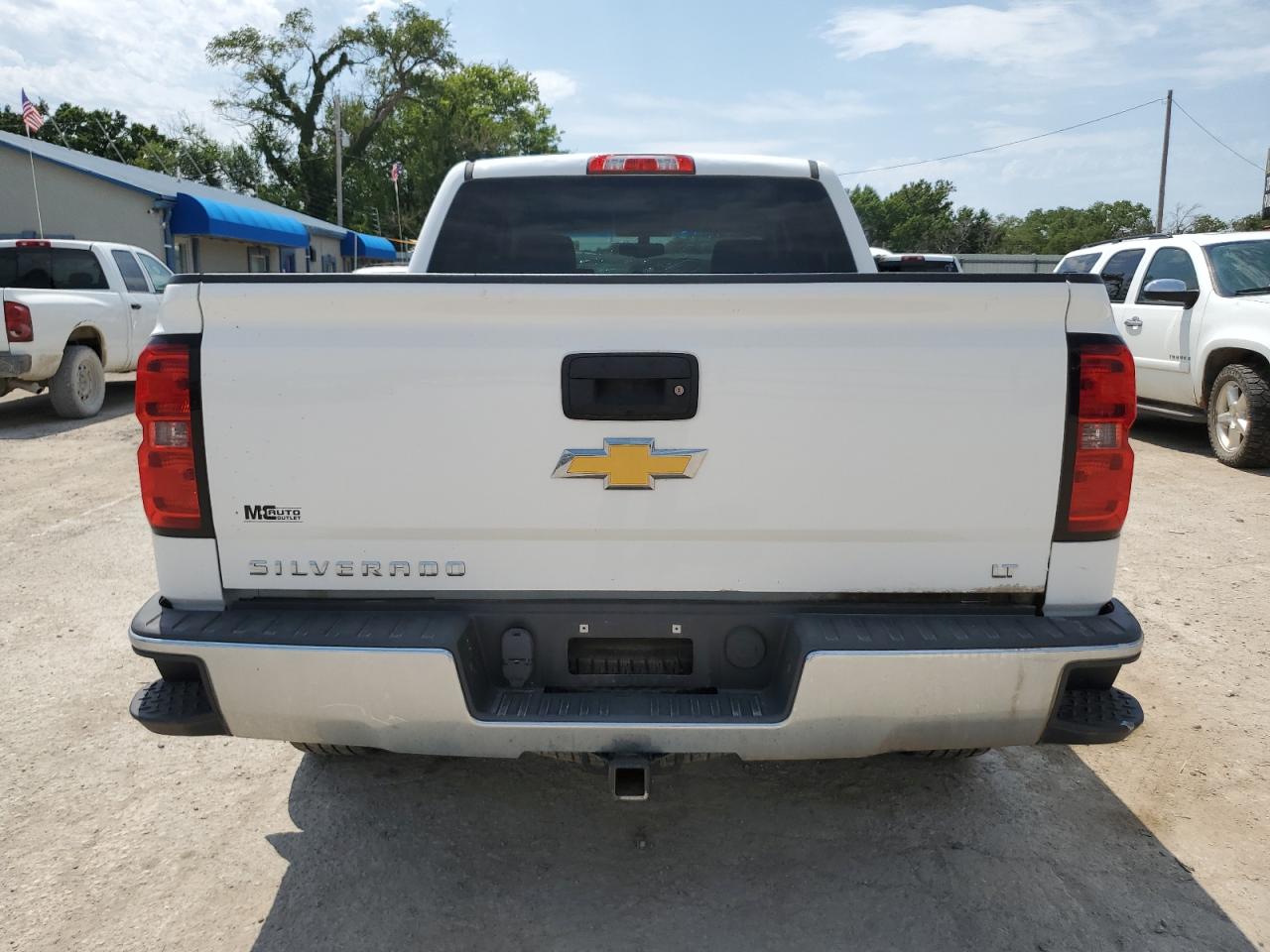 2014 Chevrolet Silverado C1500 Lt White vin: 3GCPCRECXEG173931