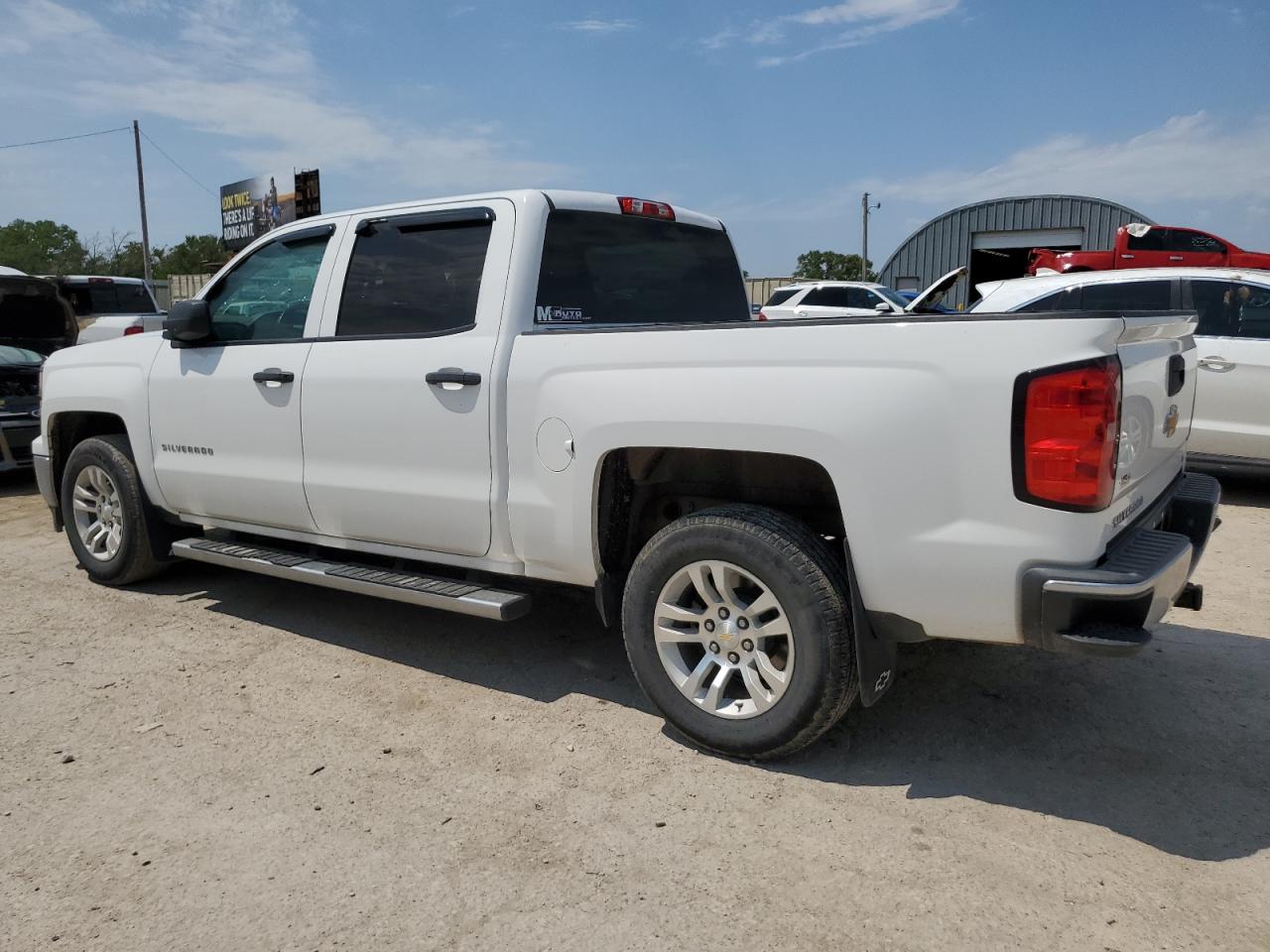 2014 Chevrolet Silverado C1500 Lt White vin: 3GCPCRECXEG173931