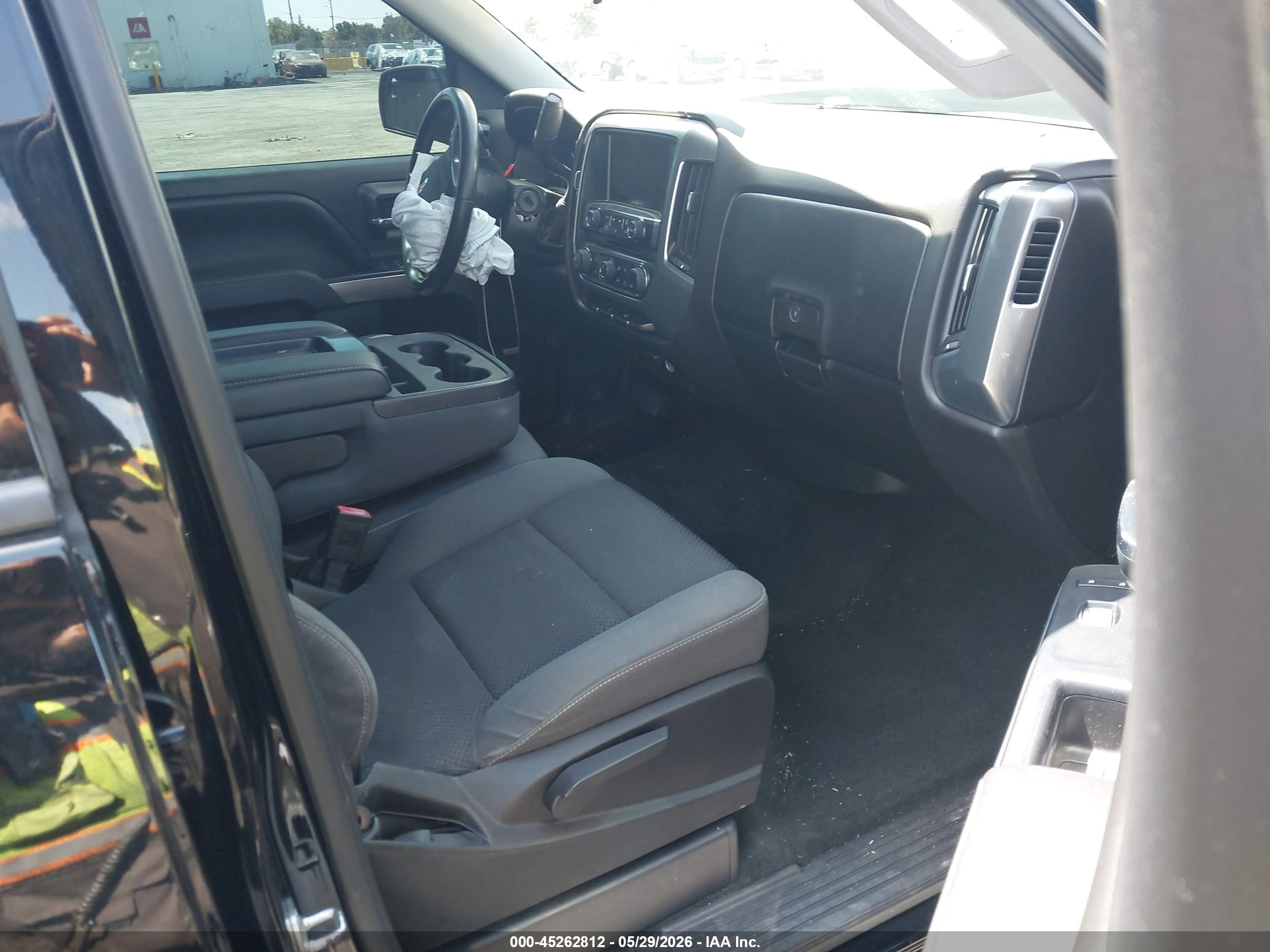 2014 Chevrolet Silverado 1500 1lt Black vin: 3GCPCRECXEG206278