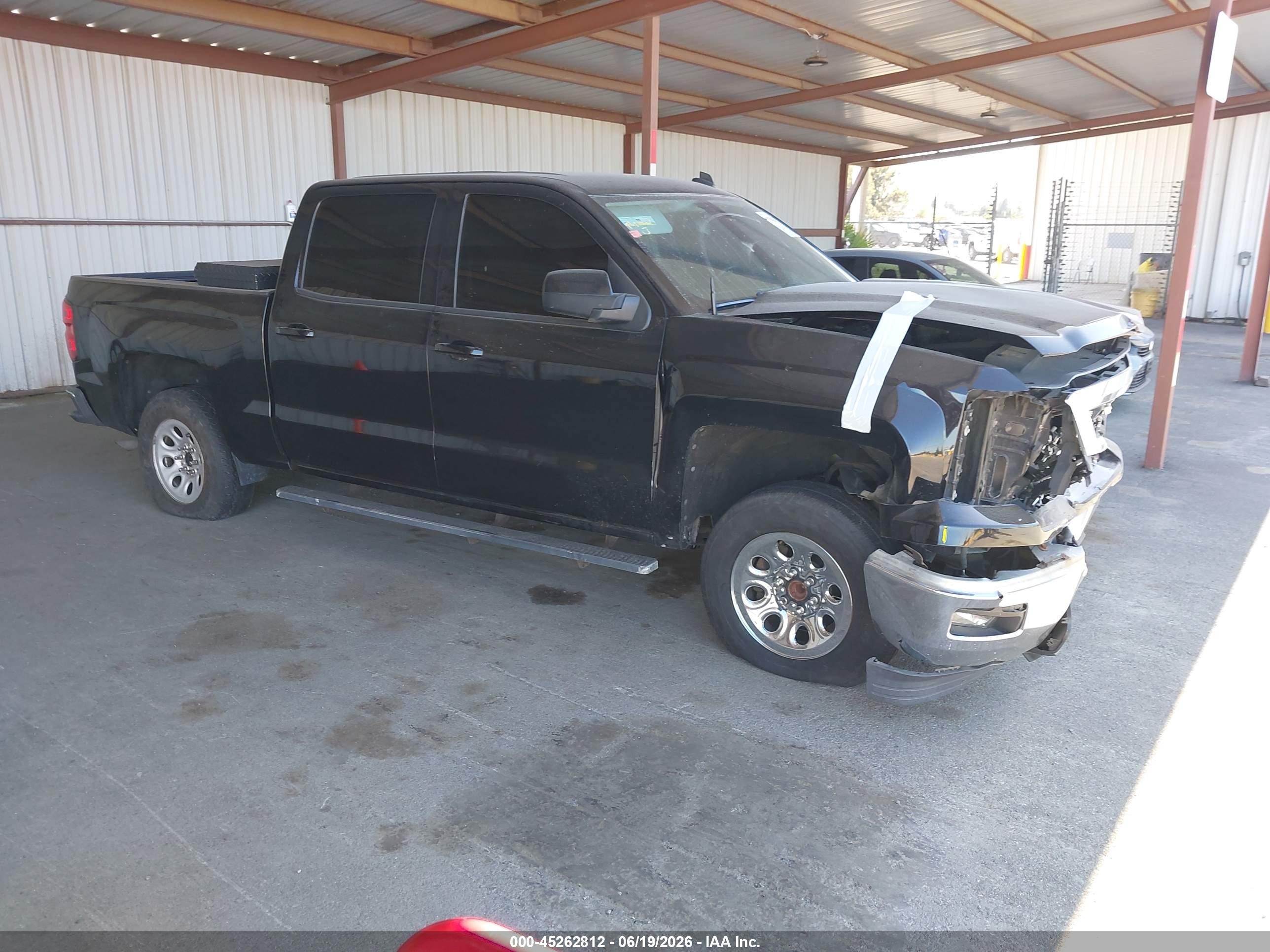 2014 Chevrolet Silverado 1500 1lt Black vin: 3GCPCRECXEG206278