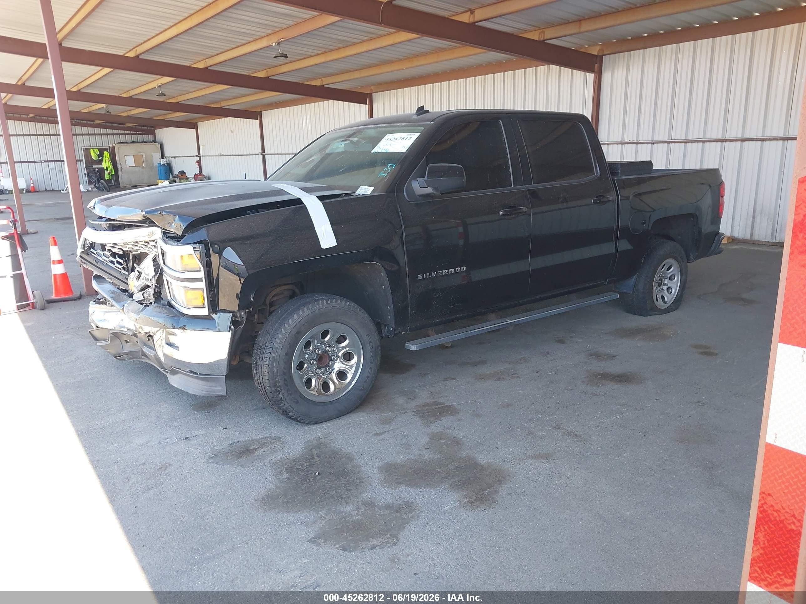 2014 Chevrolet Silverado 1500 1lt Black vin: 3GCPCRECXEG206278