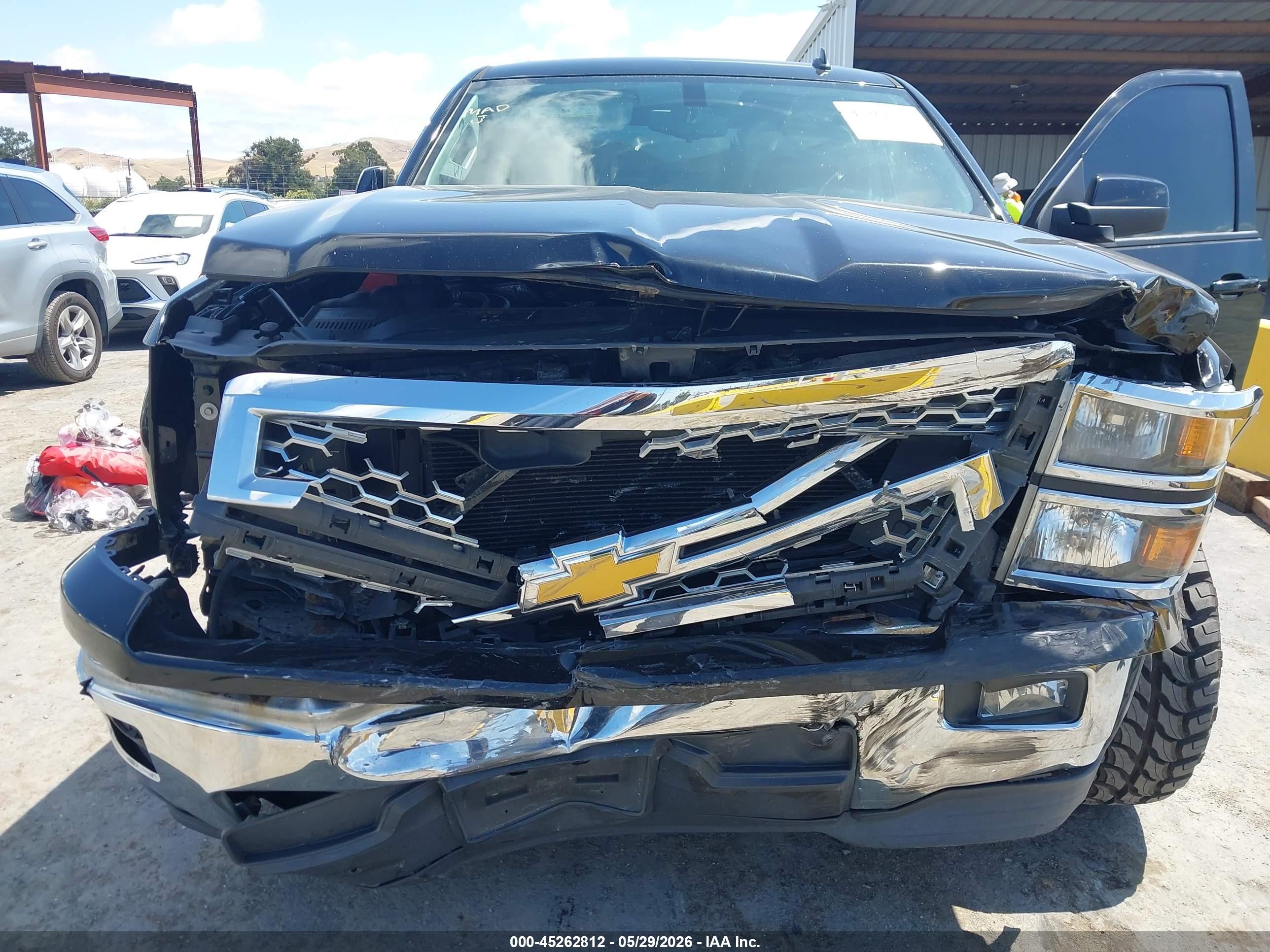2014 Chevrolet Silverado 1500 1lt Black vin: 3GCPCRECXEG206278