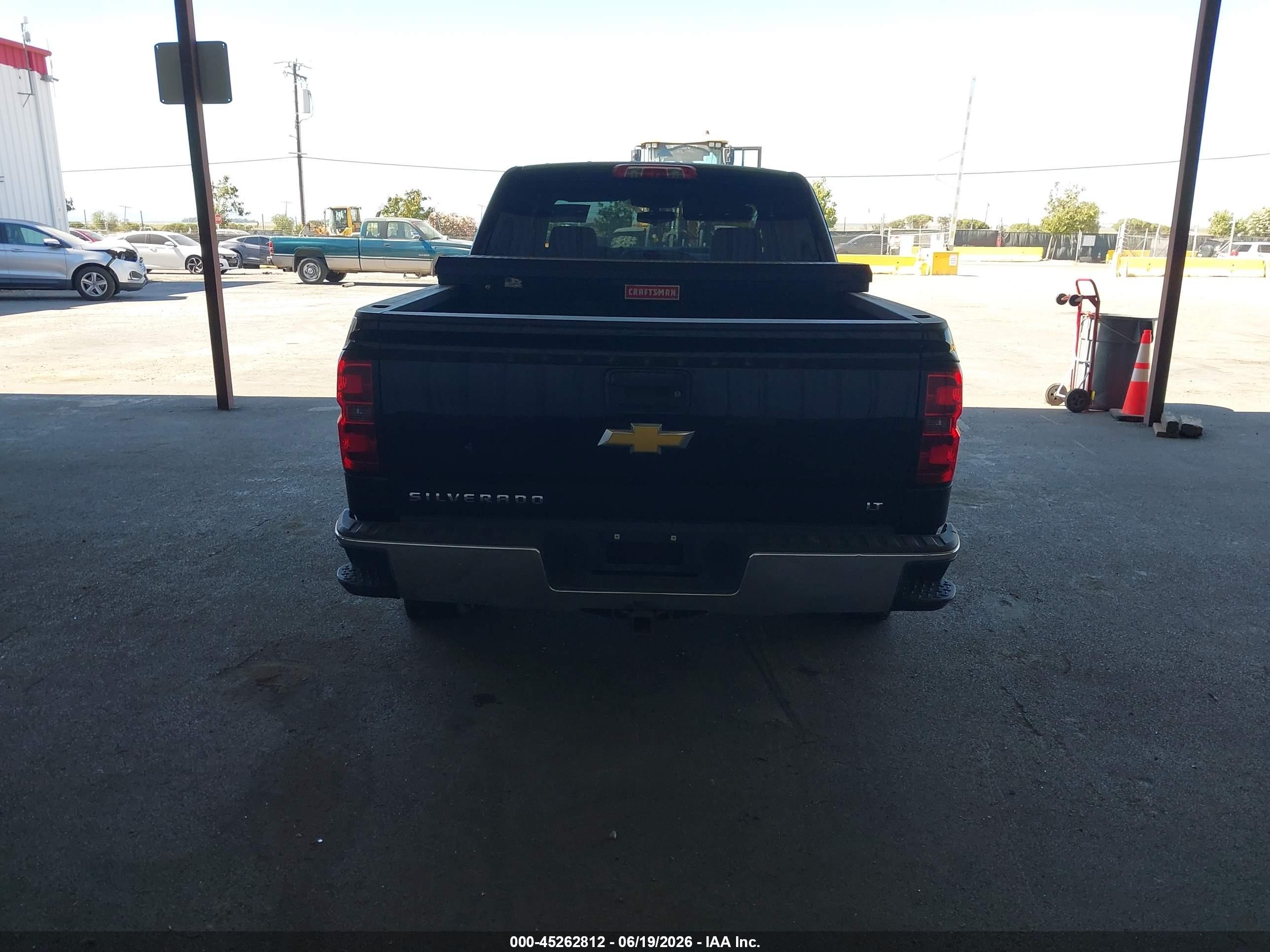 2014 Chevrolet Silverado 1500 1lt Black vin: 3GCPCRECXEG206278