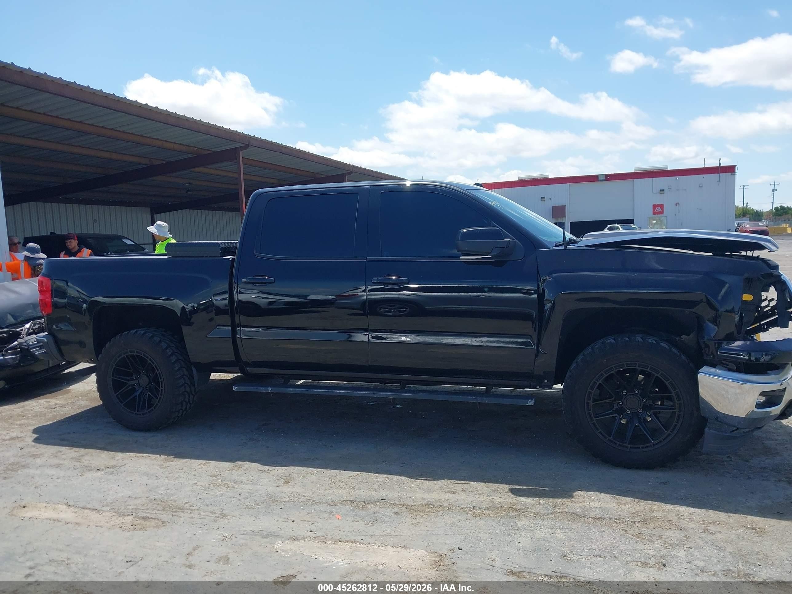 2014 Chevrolet Silverado 1500 1lt Black vin: 3GCPCRECXEG206278