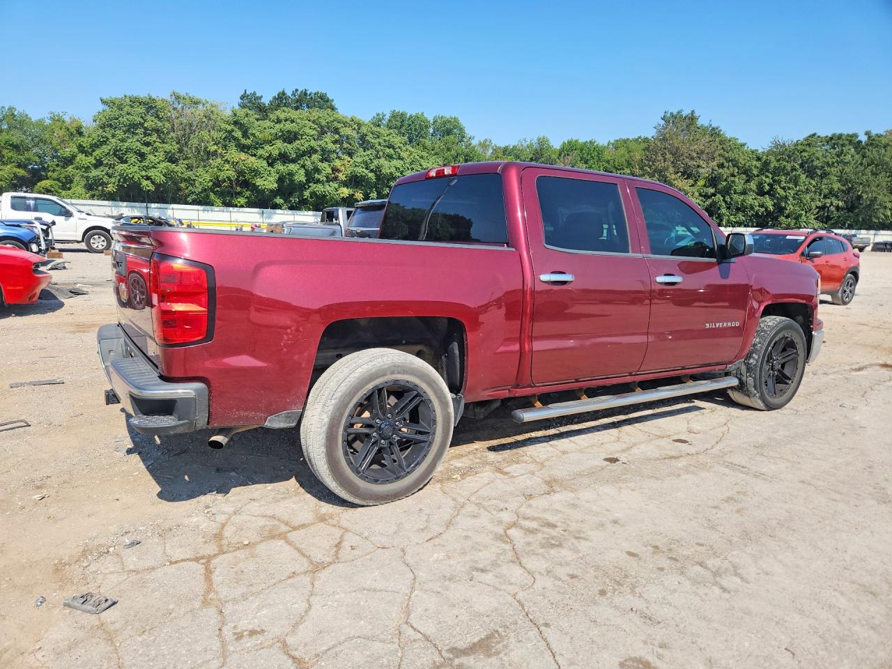 2014 Chevrolet Silverado C1500 Lt Maroon vin: 3GCPCRECXEG230161
