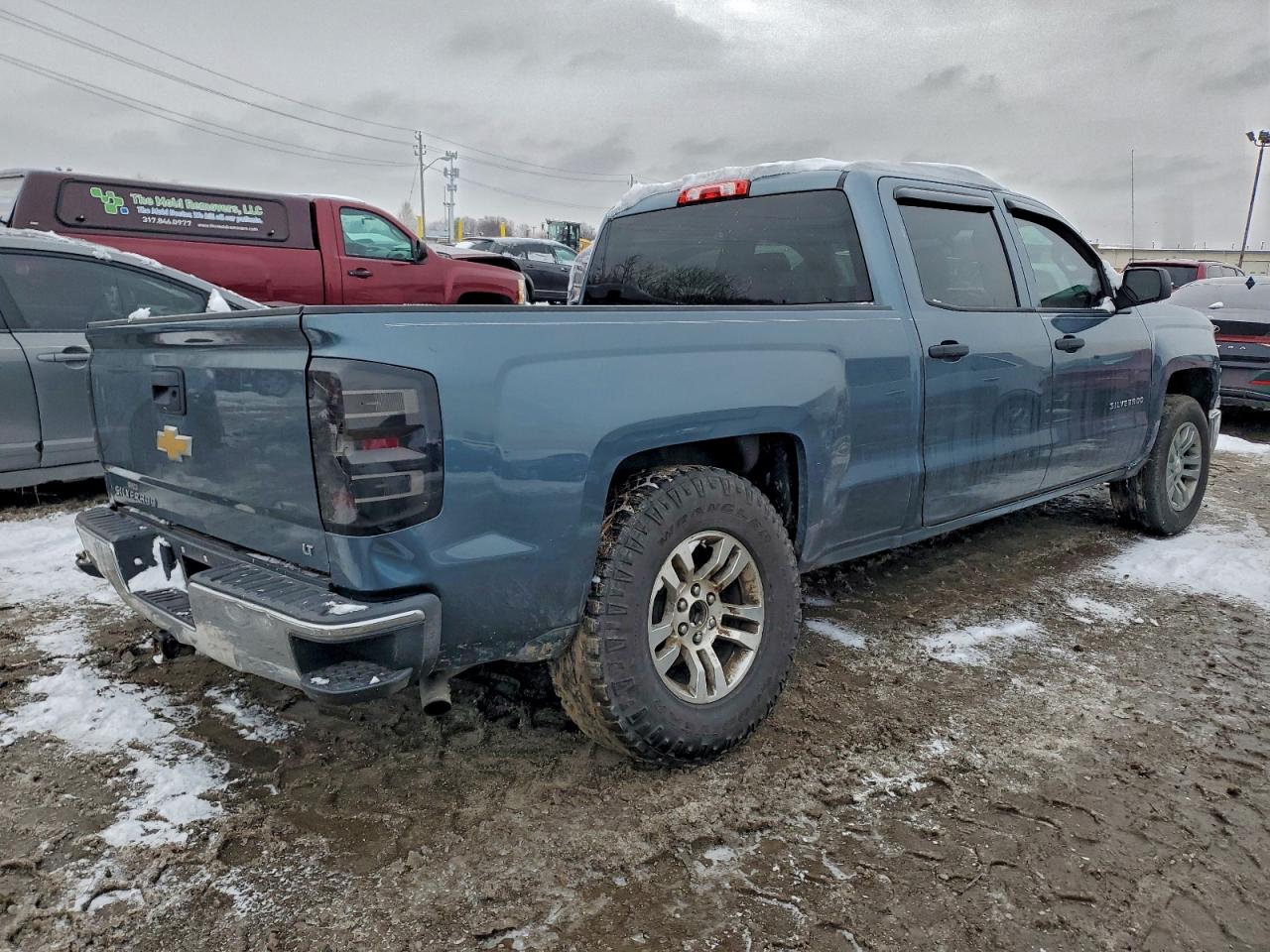 2014 Chevrolet Silverado C1500 Lt Blue vin: 3GCPCRECXEG249969