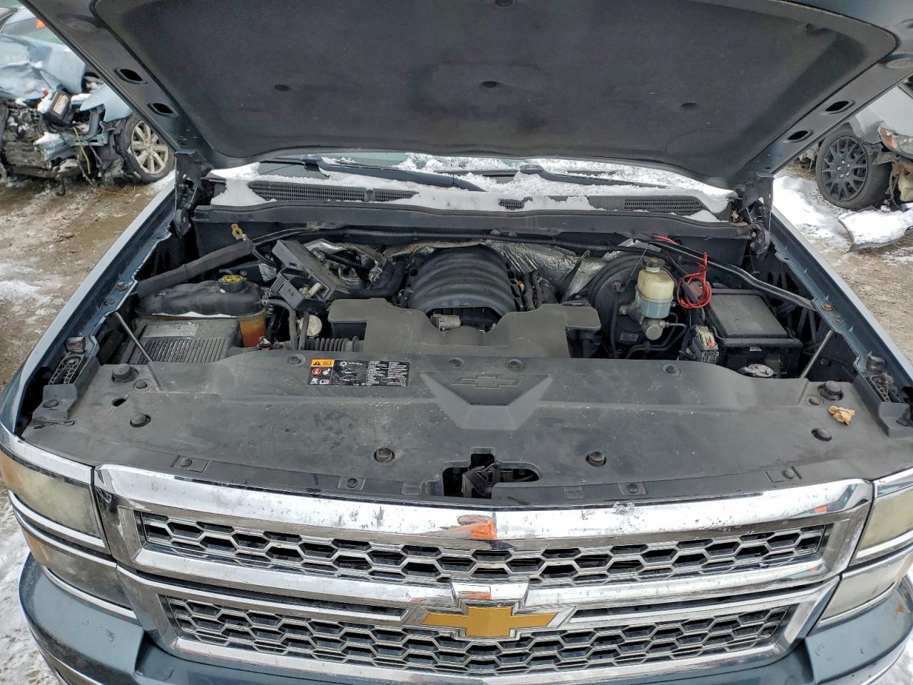 2014 Chevrolet Silverado C1500 Lt Blue vin: 3GCPCRECXEG249969