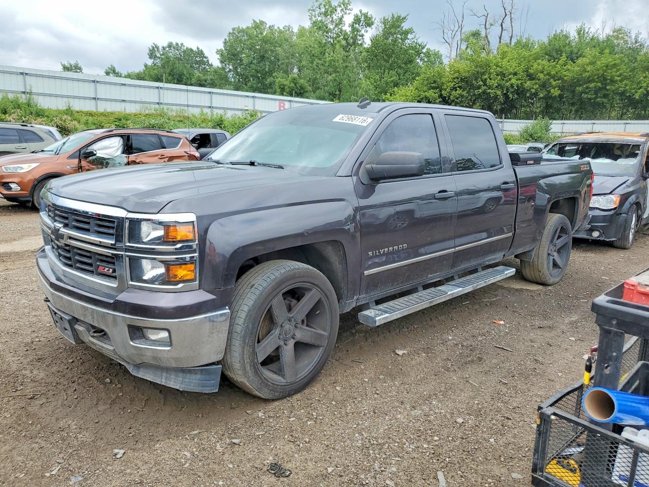 2014 Chevrolet Silverado C1500 Lt Charcoal vin: 3GCPCRECXEG277495