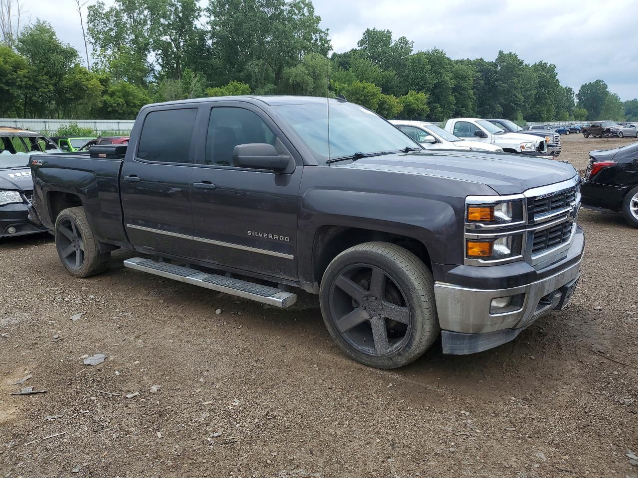 2014 Chevrolet Silverado C1500 Lt Charcoal vin: 3GCPCRECXEG277495