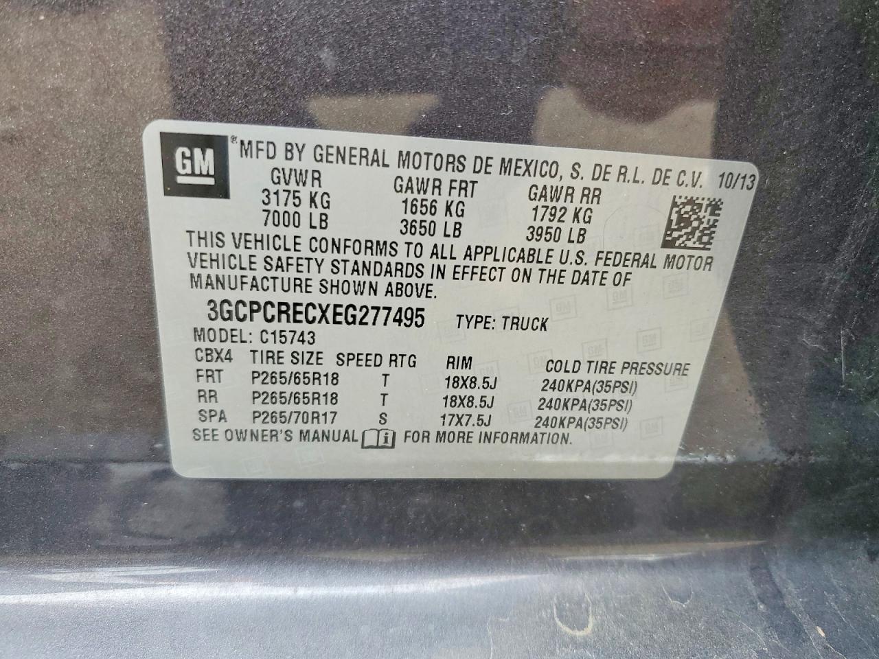 2014 Chevrolet Silverado C1500 Lt Charcoal vin: 3GCPCRECXEG277495